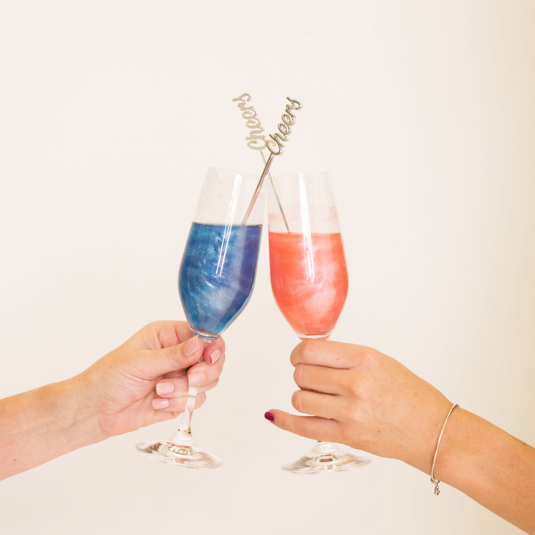 Add Some Sparkle to Your Baby Shower Drinks with Sugar Mama Shimmer Blue and Pink Drink Glitter - Sugar Mama Shimmer