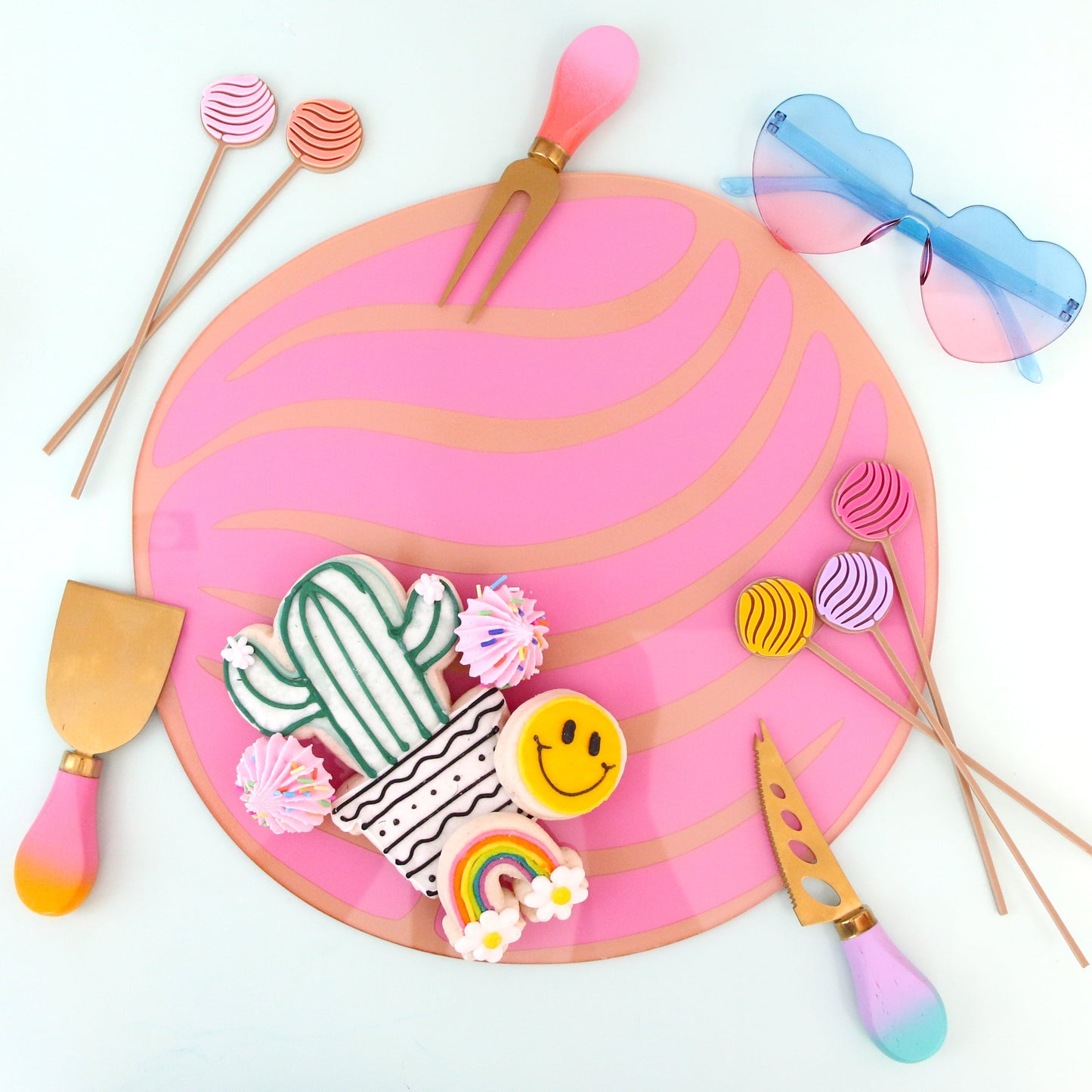 Concha acrylic tray