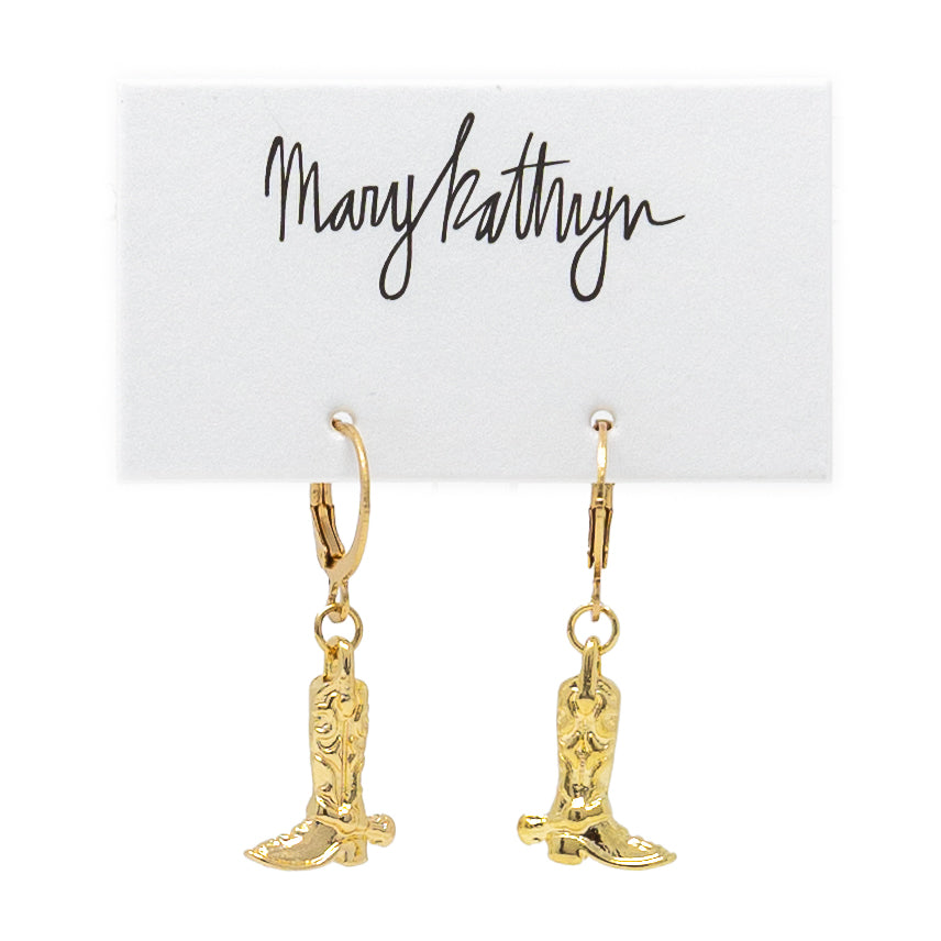 Gold Cowboy Boot Huggies