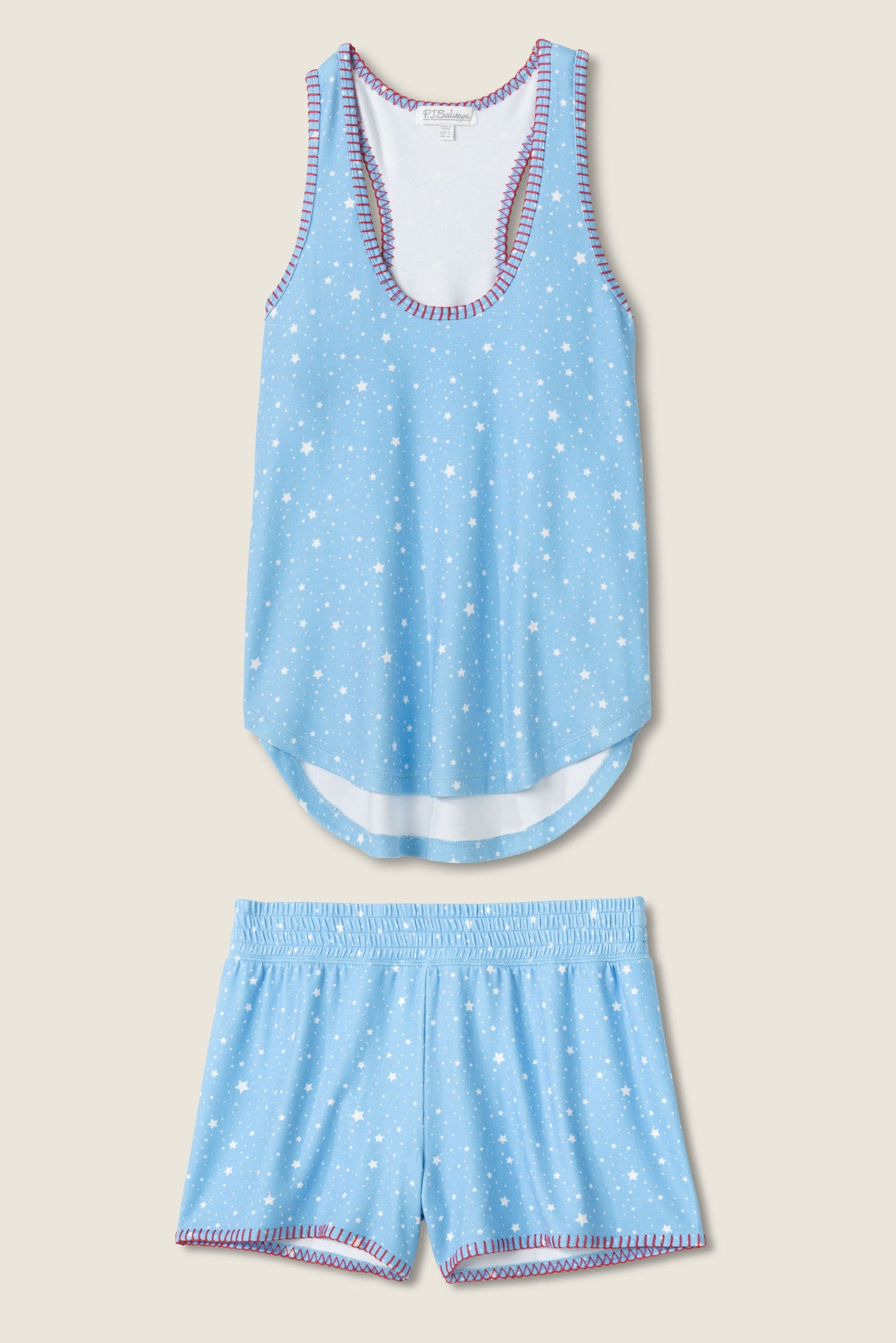 American Honey Star Print PJ Set