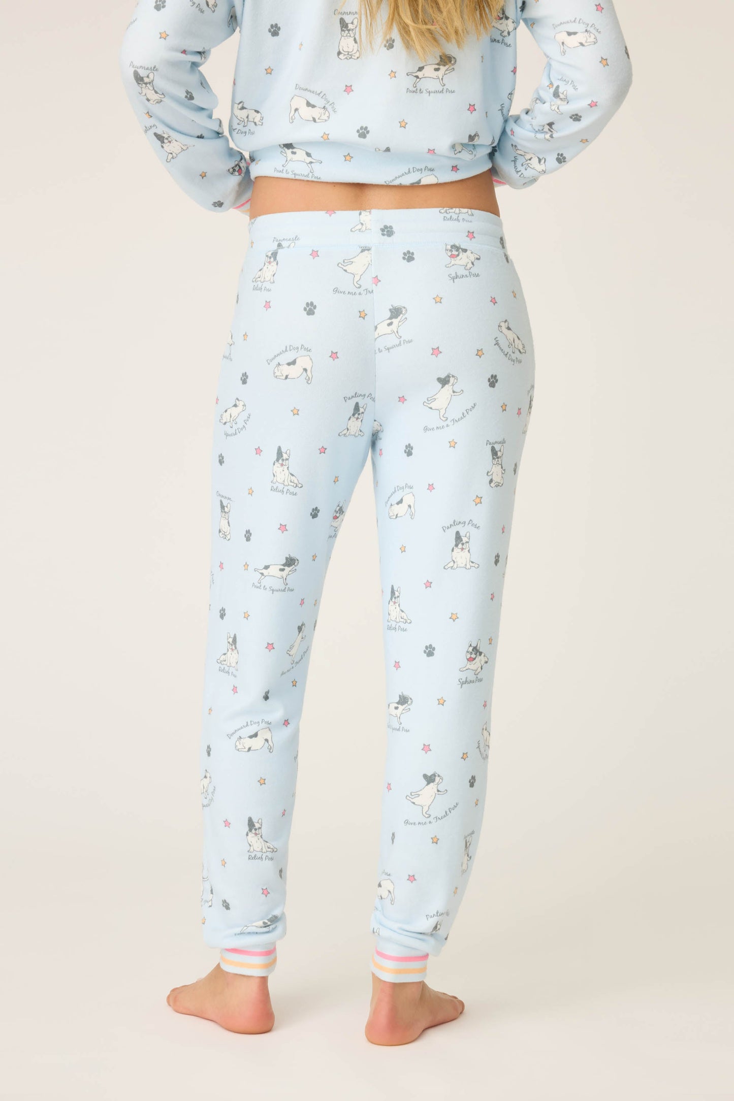 Paws & Breathe Dog Print Banded Pants