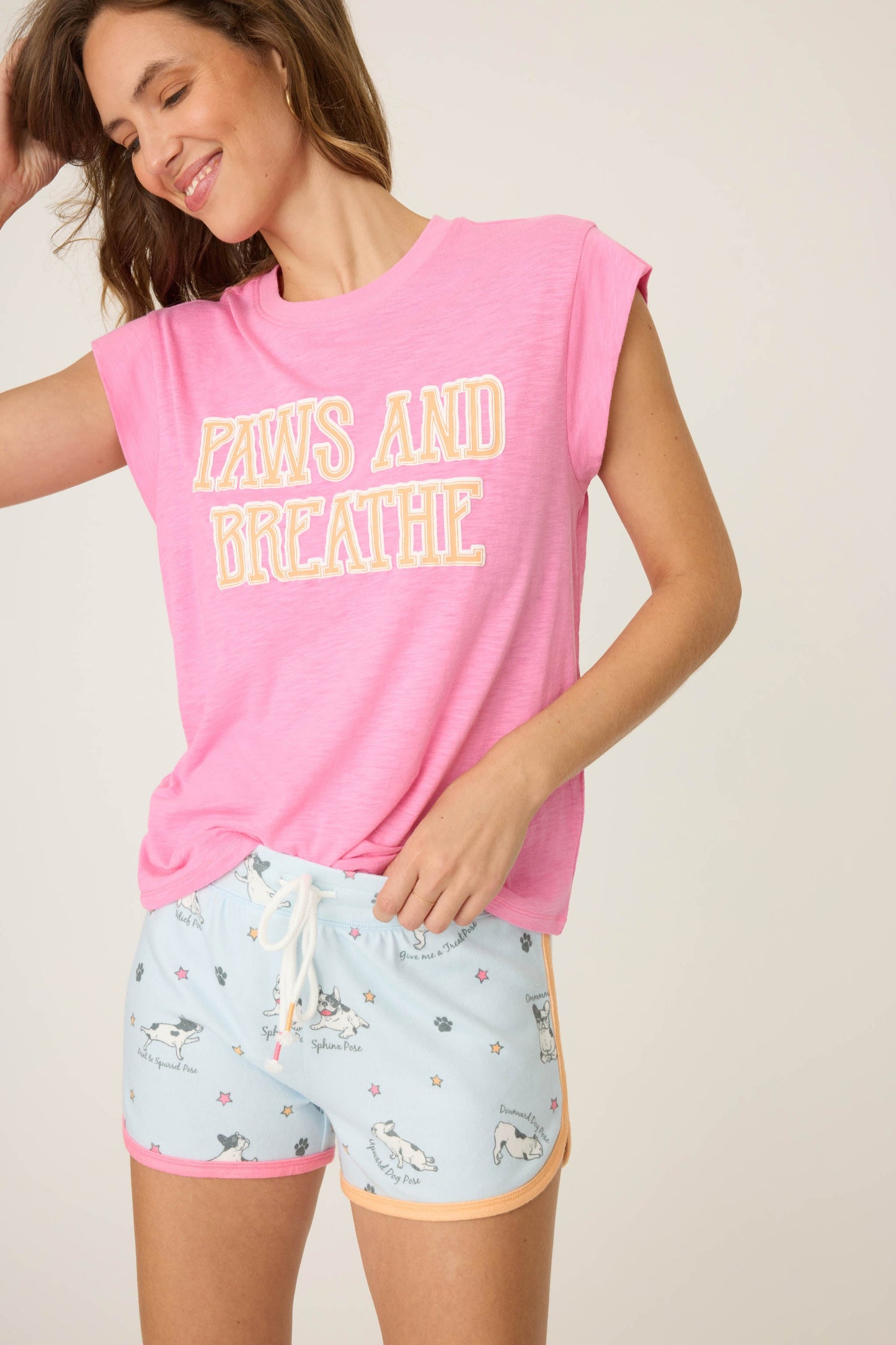 Paws & Breathe Graphic Short Sleeve T-Shirt