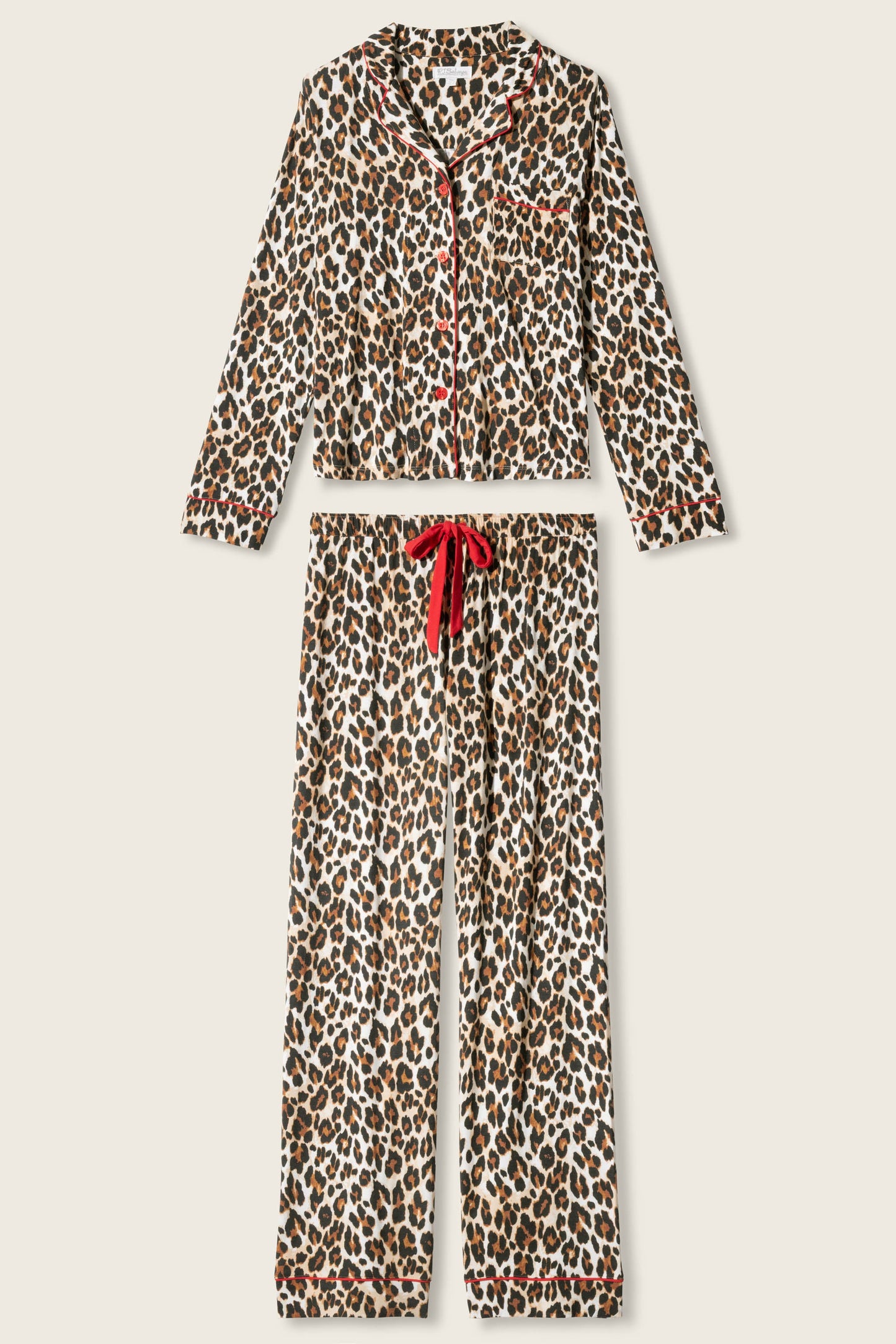 Holiday Dreams Leopard Print Pants Set