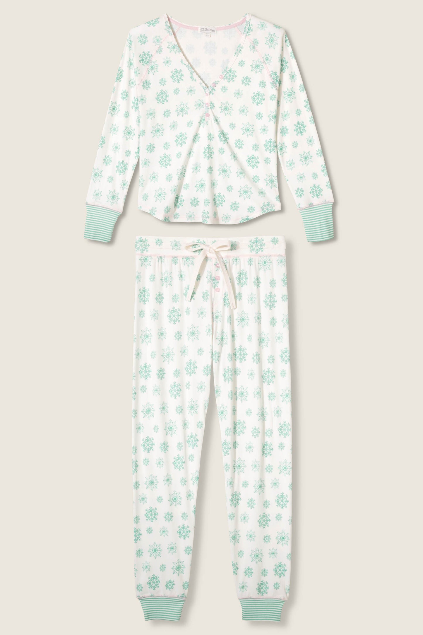 Snowflake Wishes Pointelle Pants Set
