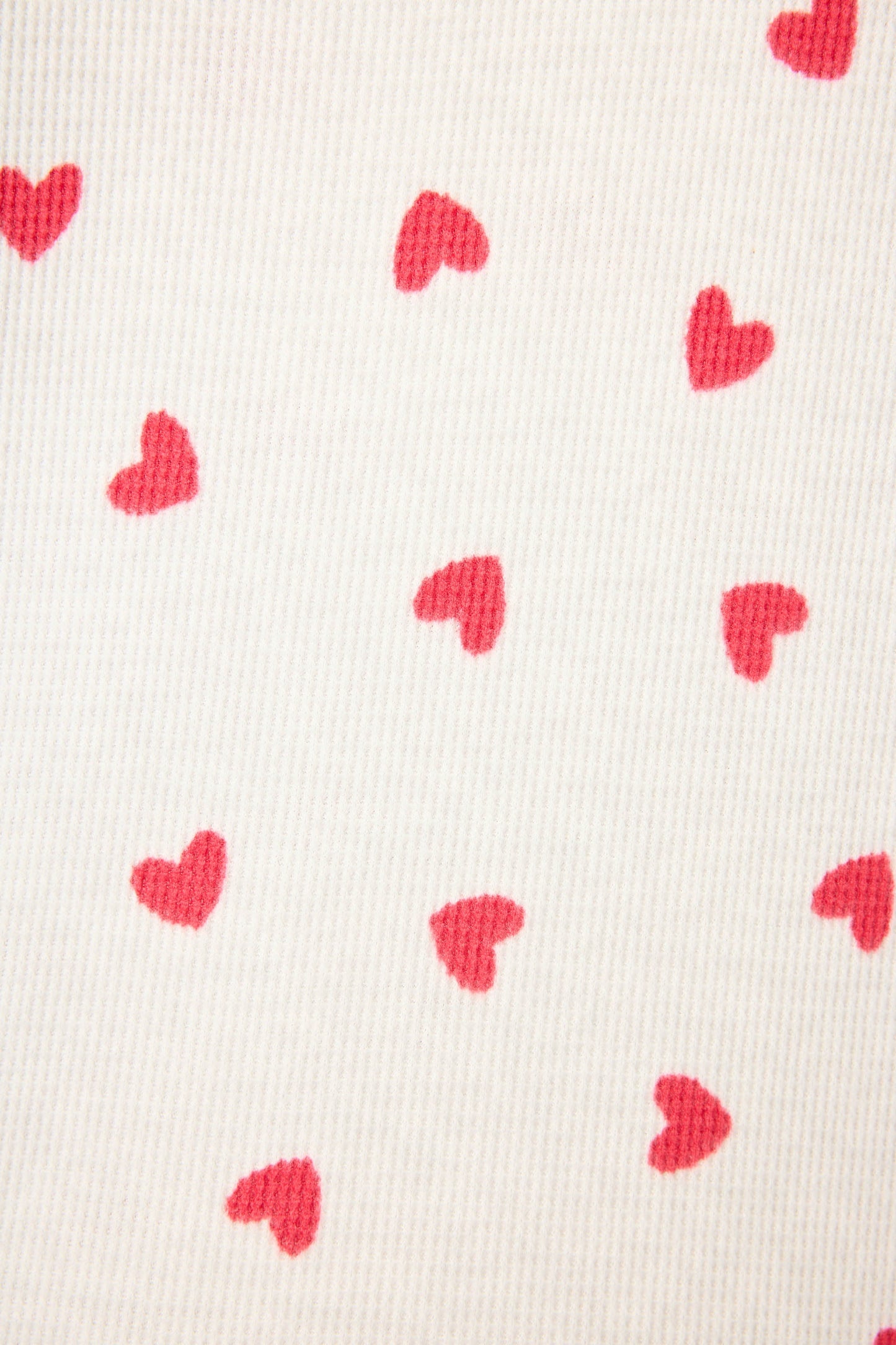 4-Piece Heart Print Thermal Lounge Set