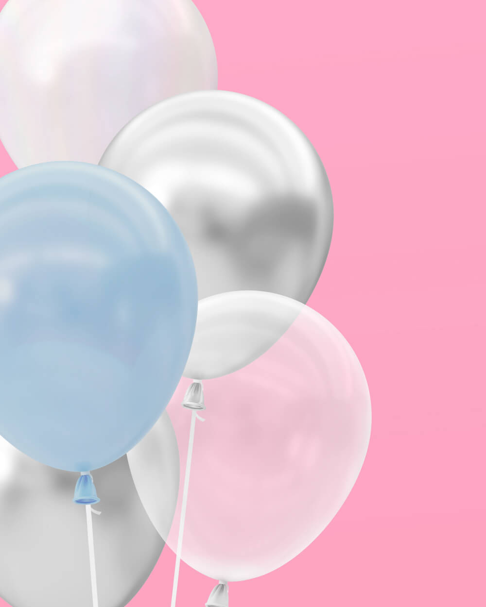 Cloud Nine Trio - tats, banner + balloons
