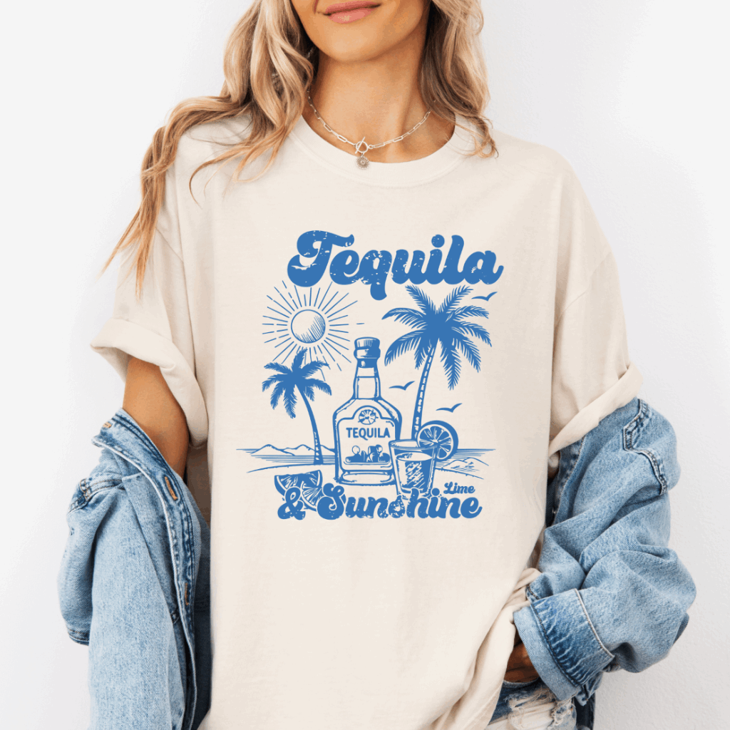 Tequila & Sunshine Comfort Colors Graphic Tee