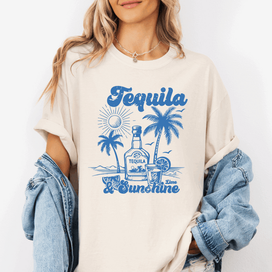 Tequila & Sunshine Comfort Colors Graphic Tee