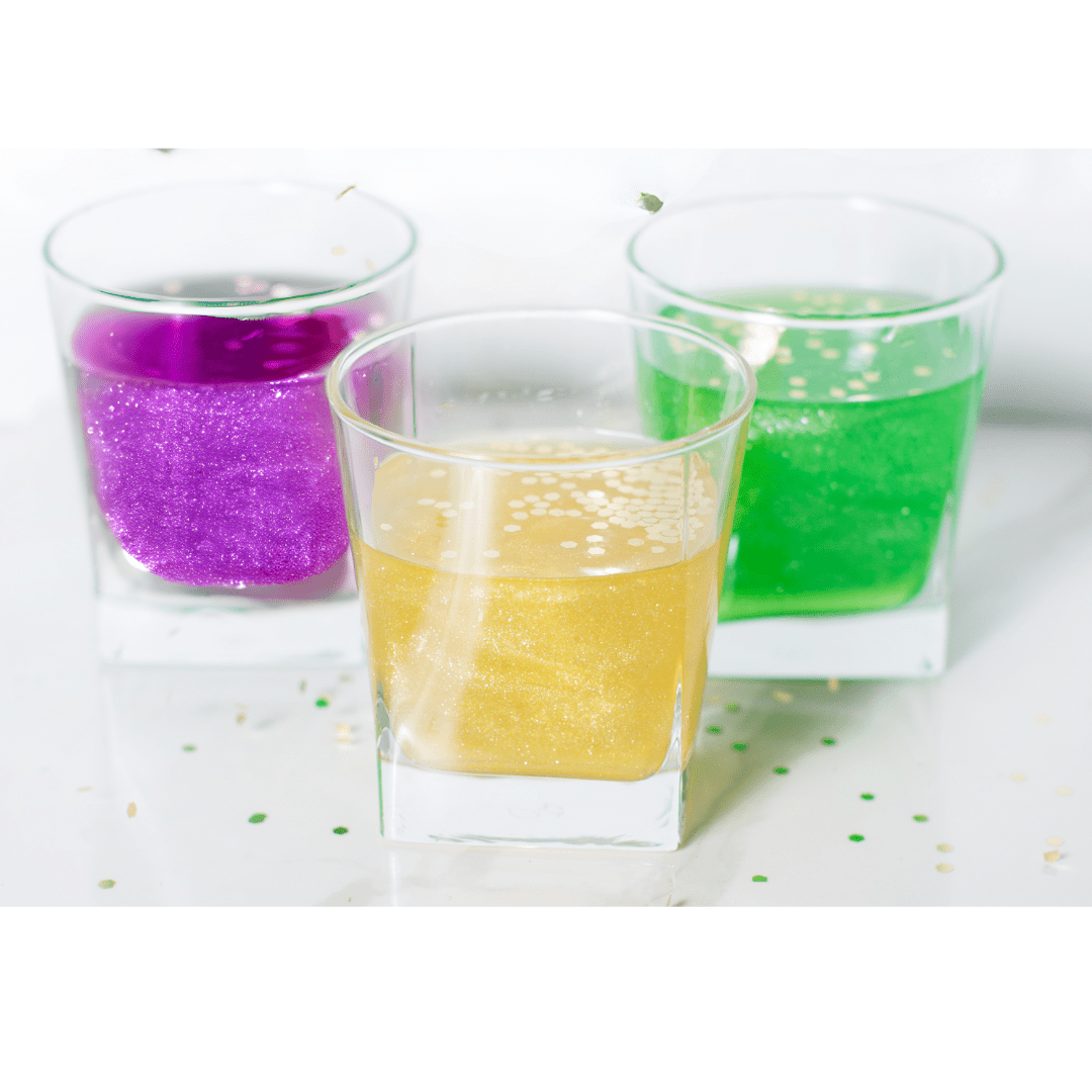 Mardi Gras Gift Box - Purple, Gold, Green - Sugar Mama Shimmer