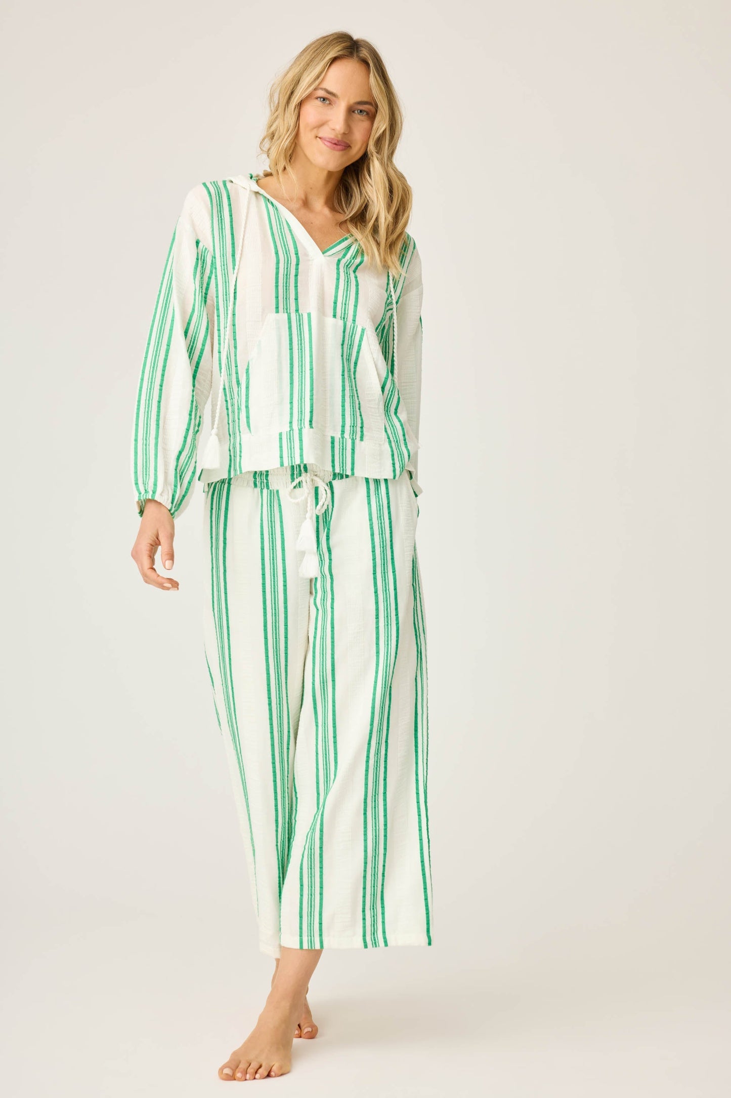 Beachcomber Wide Leg Cropped Pants