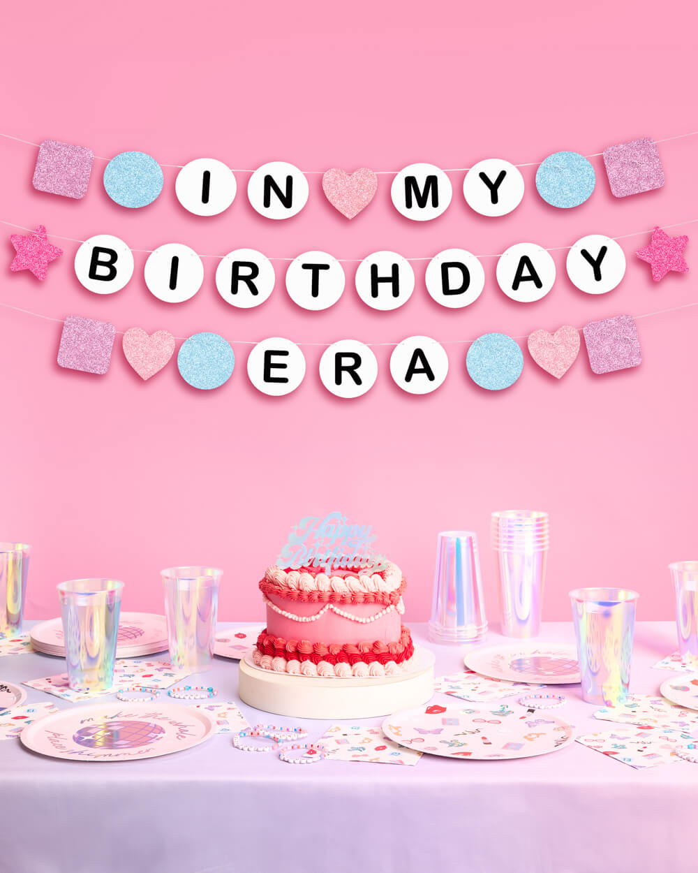 Bday Era Banner friendship bracelet banner