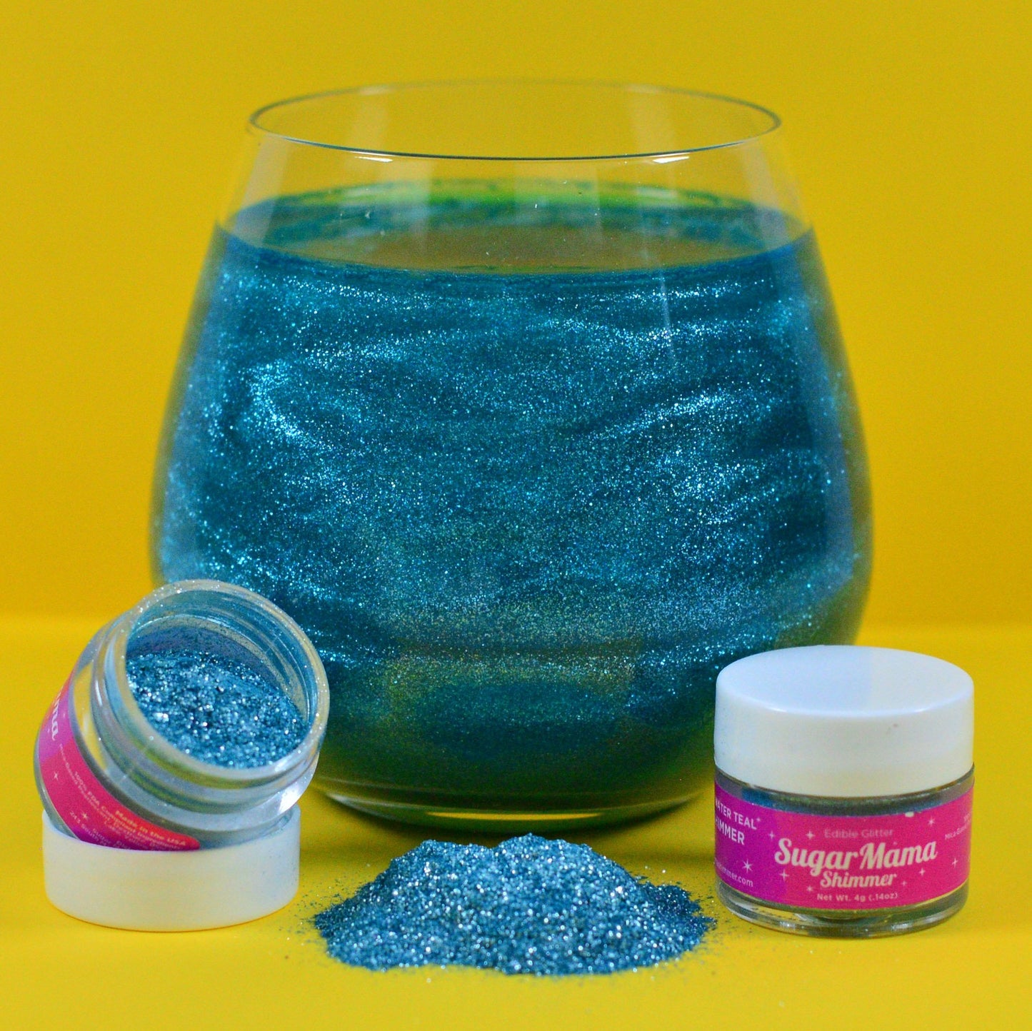 Mermaid Water Teal Shimmer - Sugar Mama Shimmer