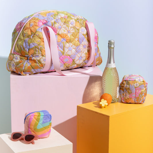 Gatherin' Flowers Puffy Somewhere Tote