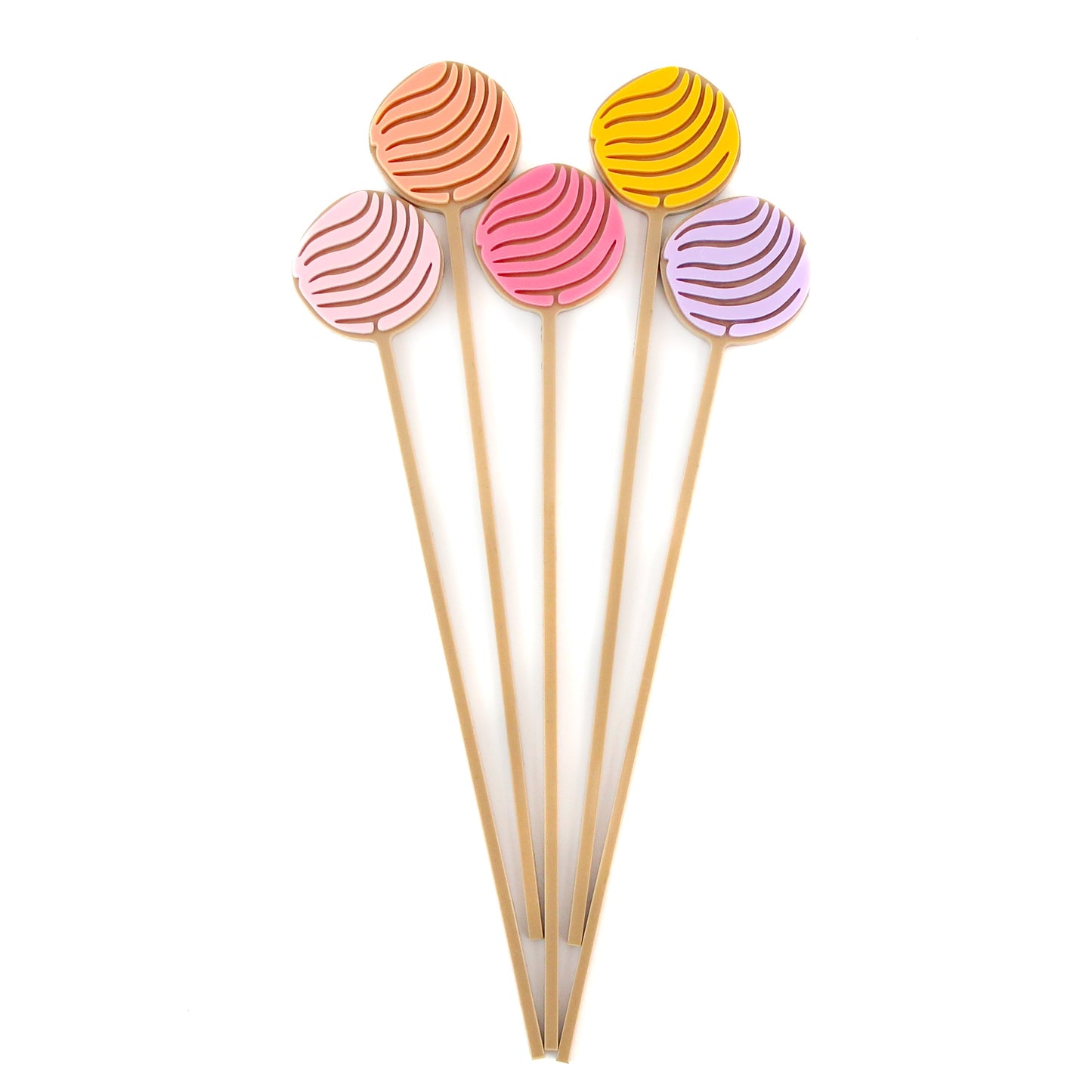 Concha drink stirrers