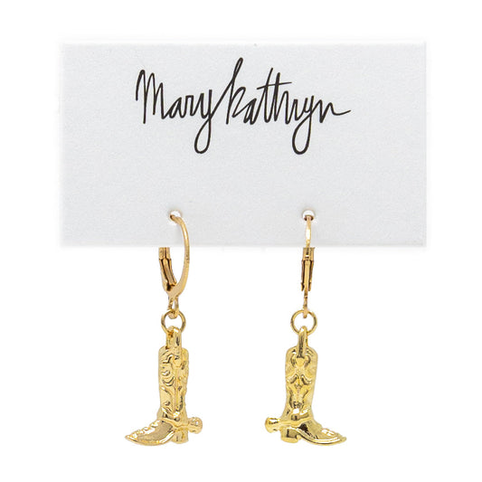 Gold Cowboy Boot Huggies