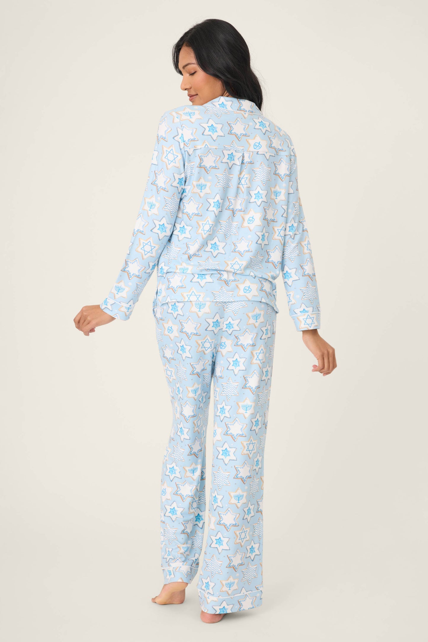 You Had Me At Shalom Cookie Print PJ Set