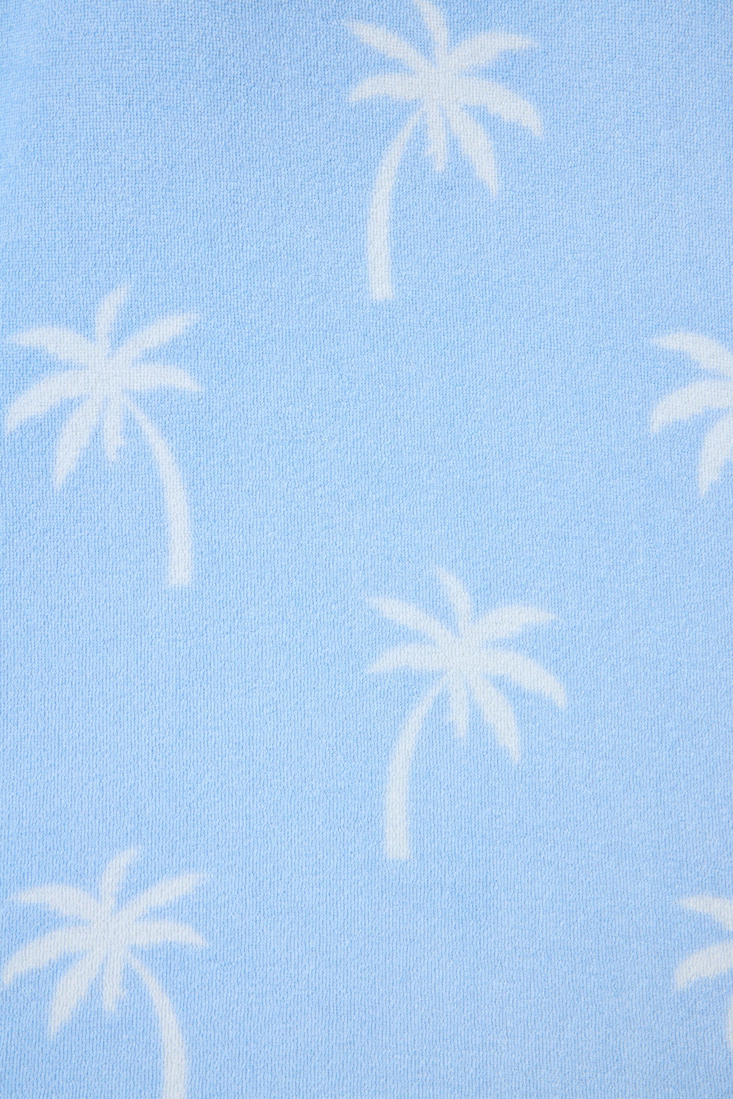 Cabana Paradise Long Sleeve Palm Print Top