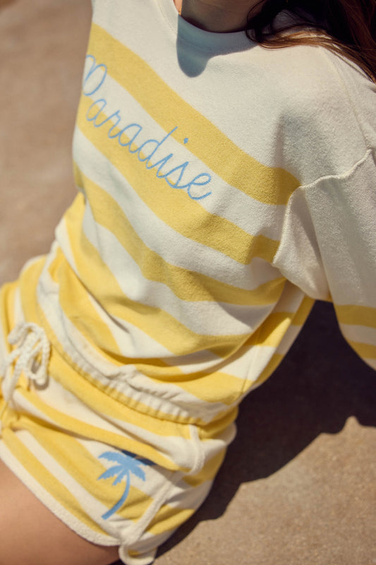 Cabana Paradise Long Sleeve "Paradise" Top