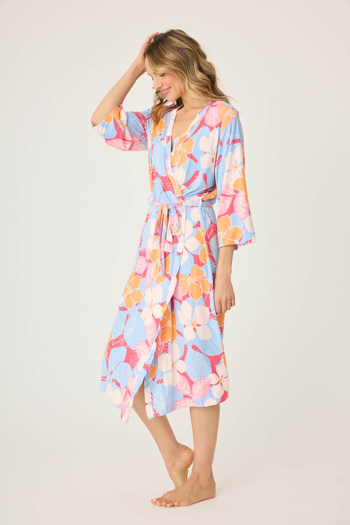 Tropical Dreams Floral Robe