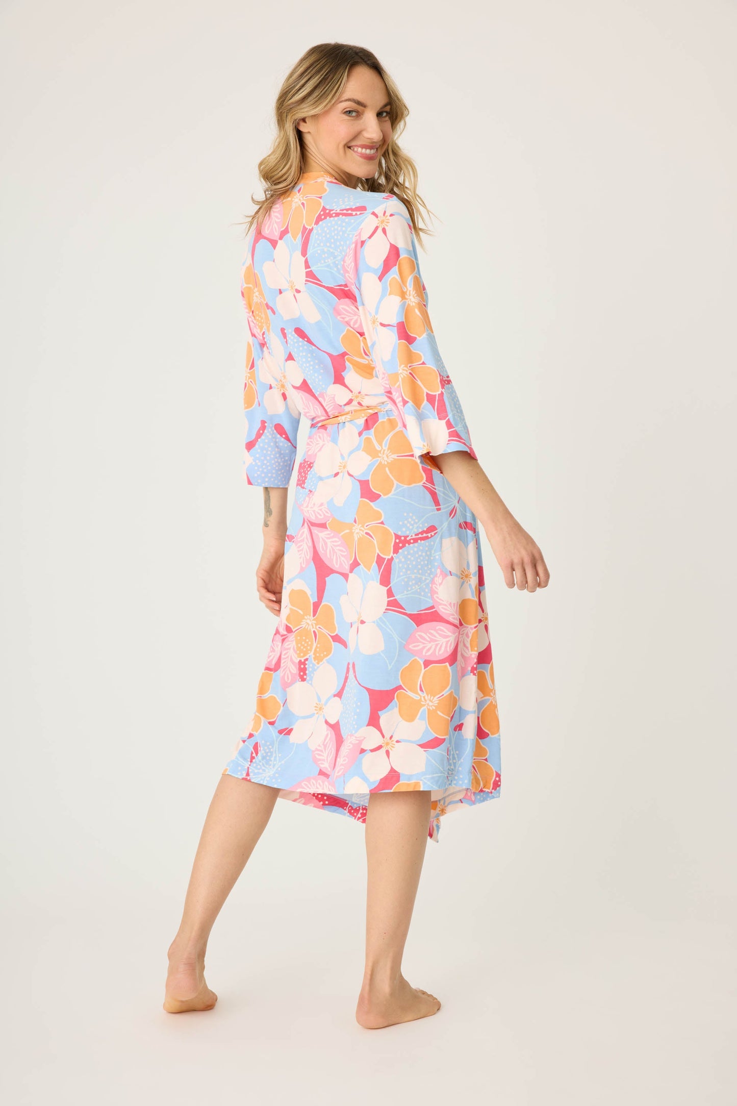 Tropical Dreams Floral Robe