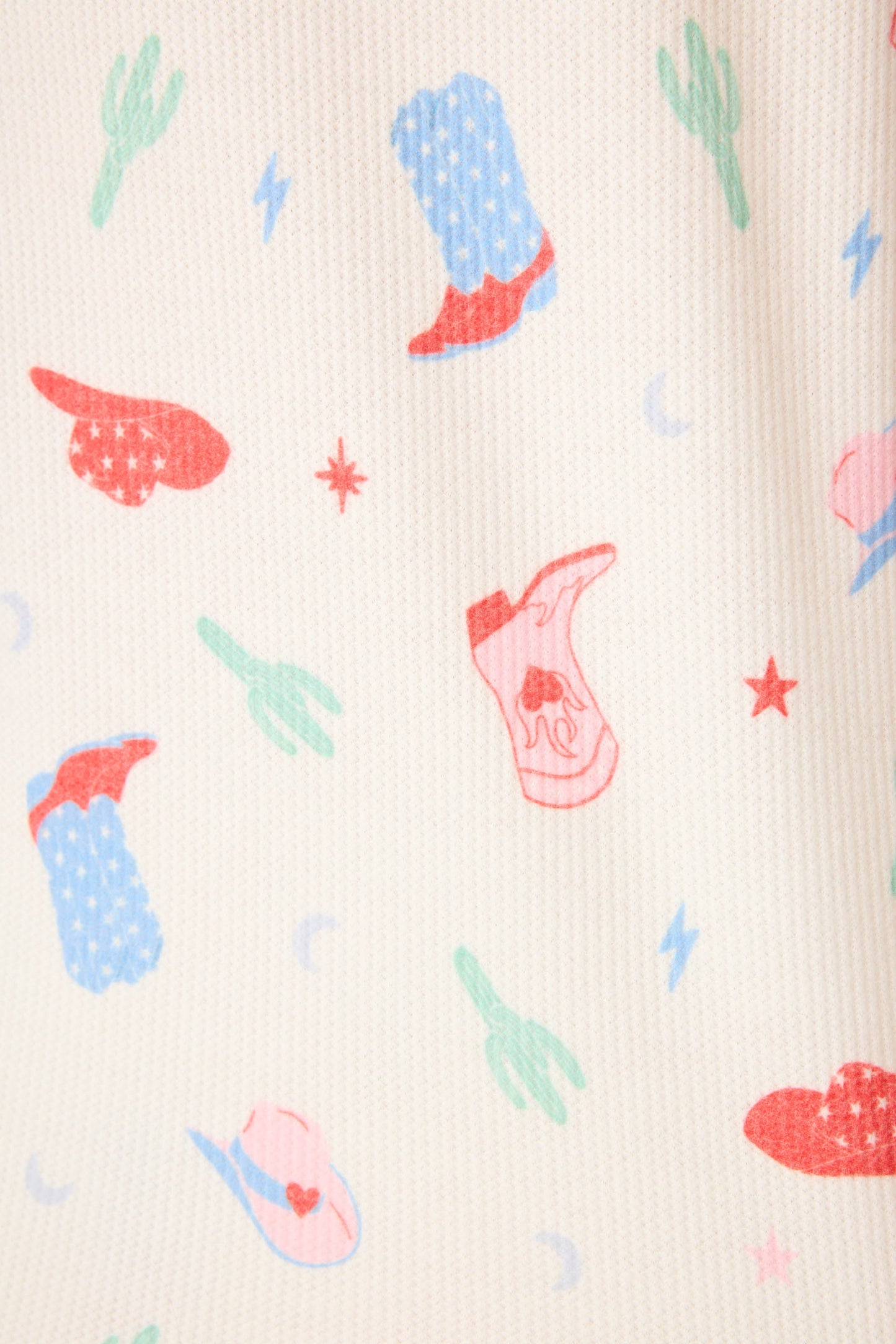 American Honey Cowboy Print Shorts