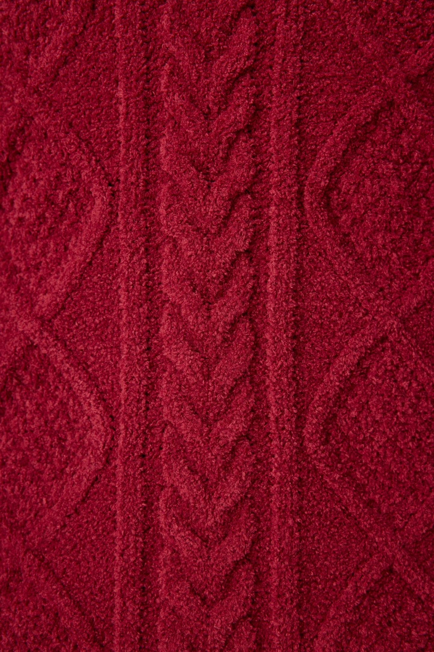 Chenille Cable Knit Hoodie Lounge Set