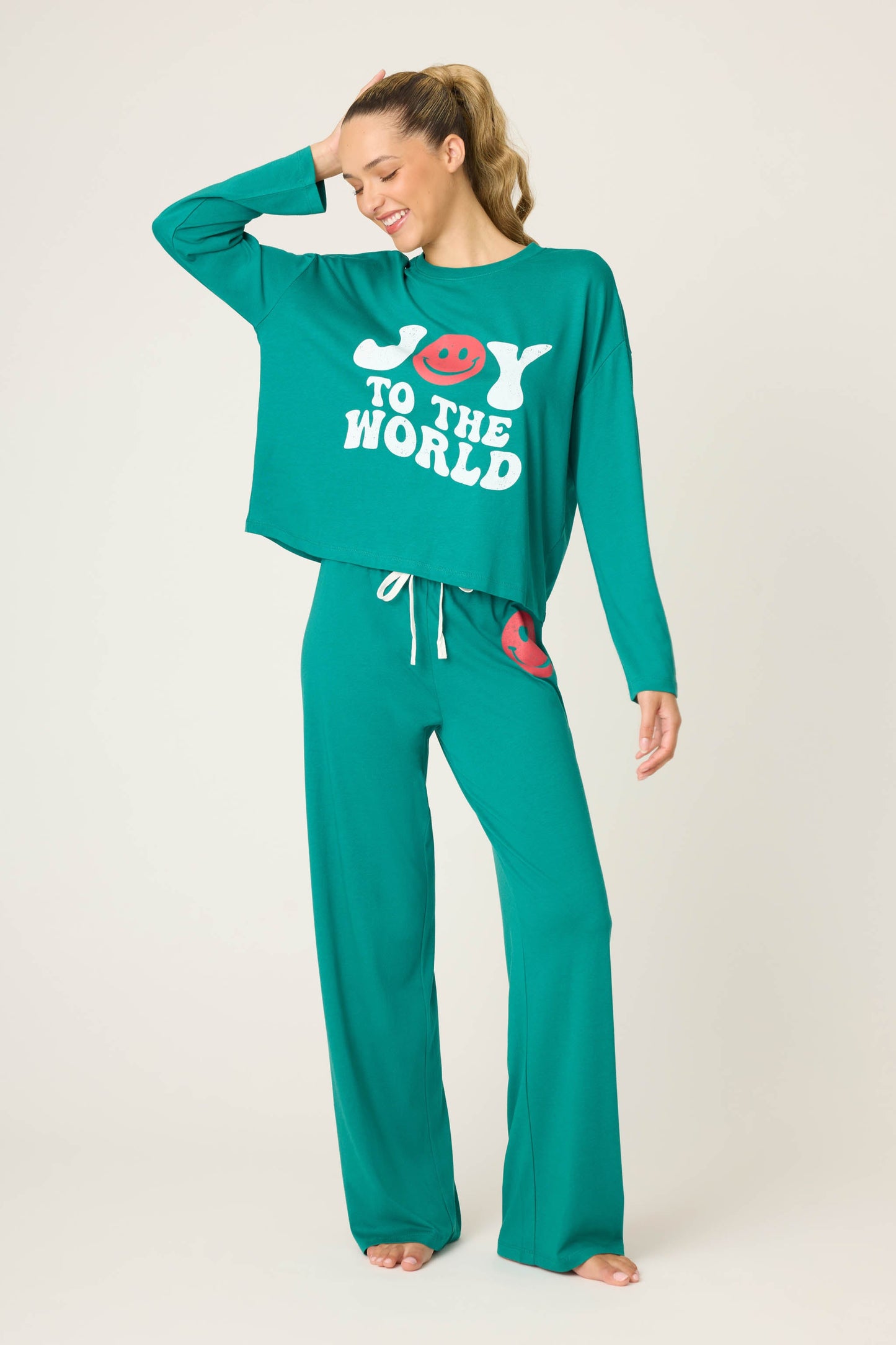 Joy to the World Long Sleeve Lounge Set