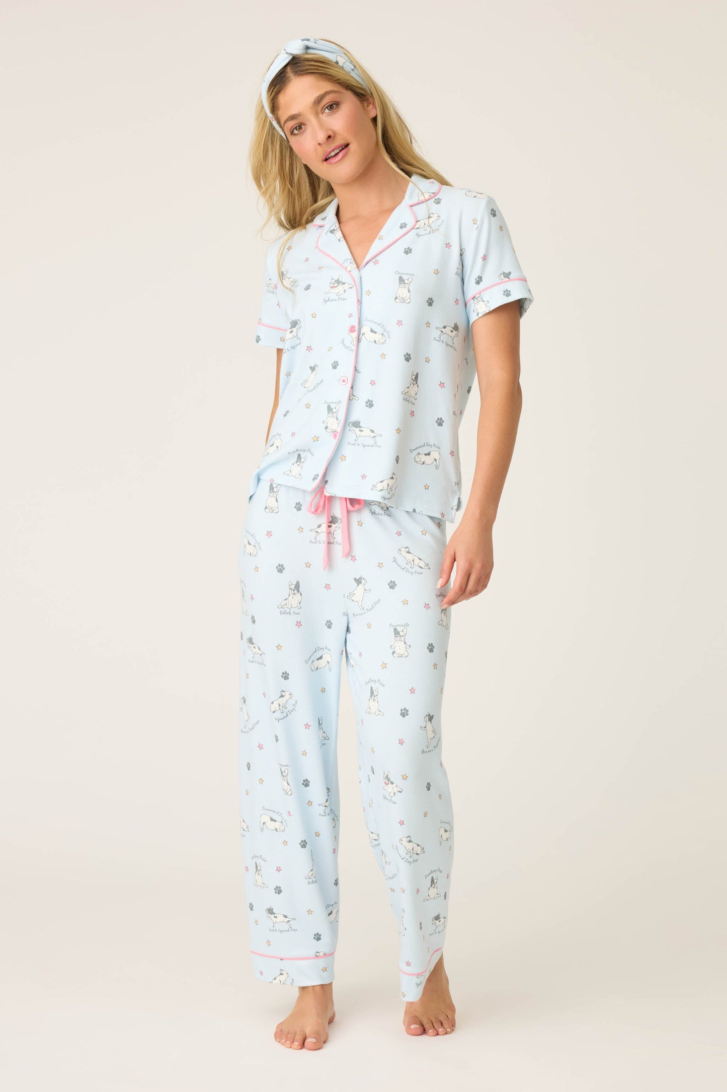 Paws & Breathe Dog Print 3-Piece PJ Set