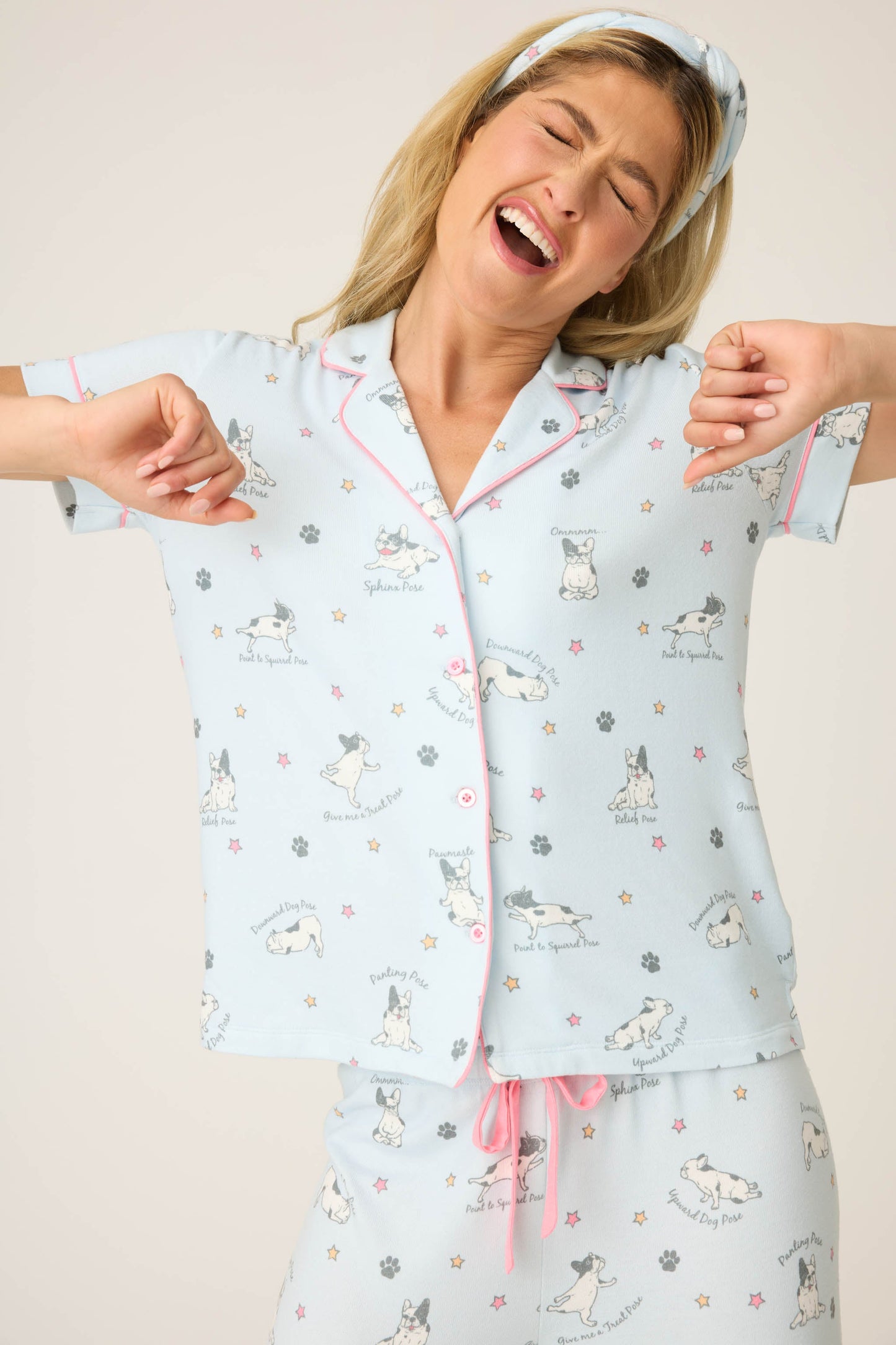 Paws & Breathe Dog Print 3-Piece PJ Set