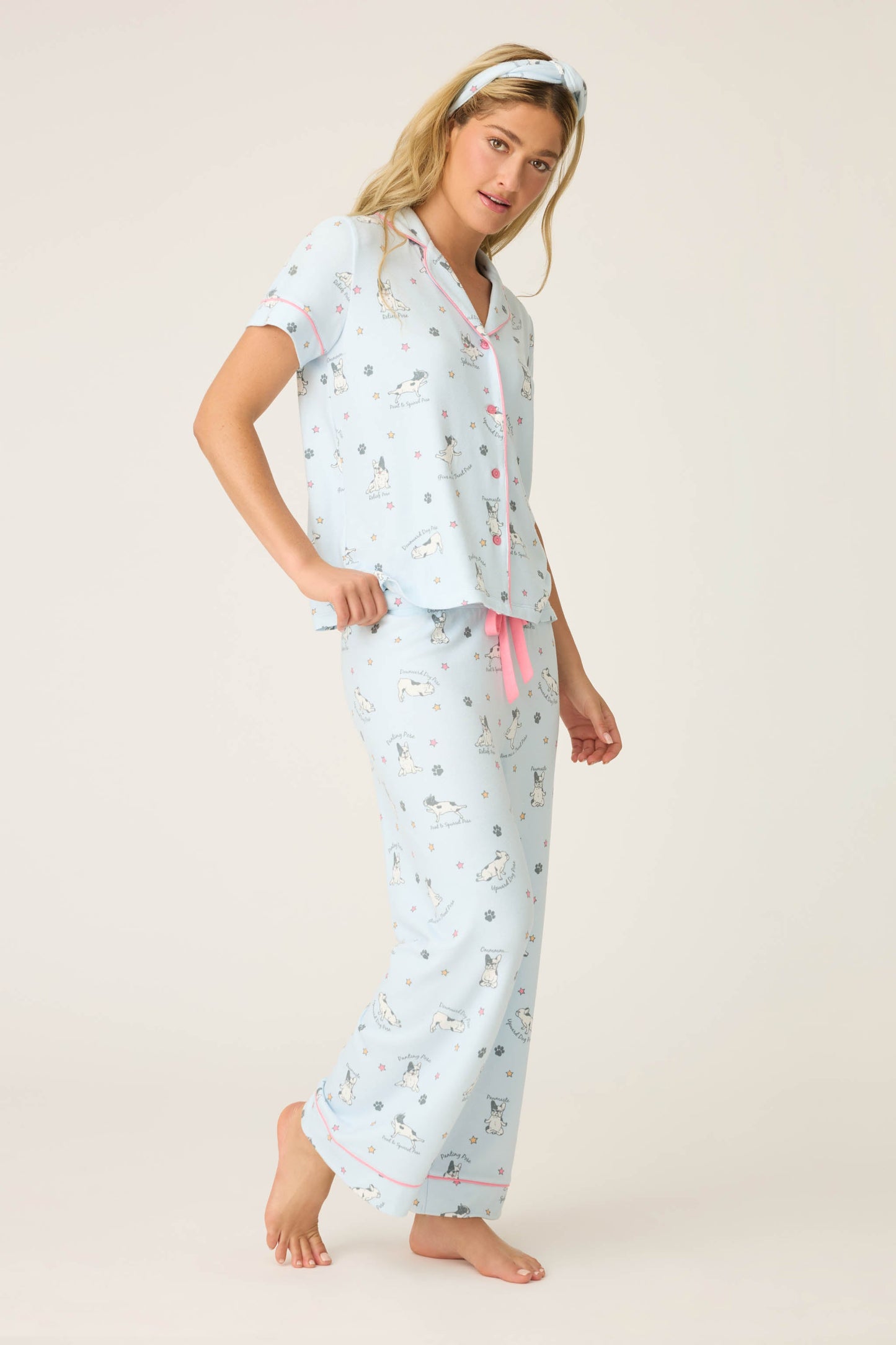 Paws & Breathe Dog Print 3-Piece PJ Set
