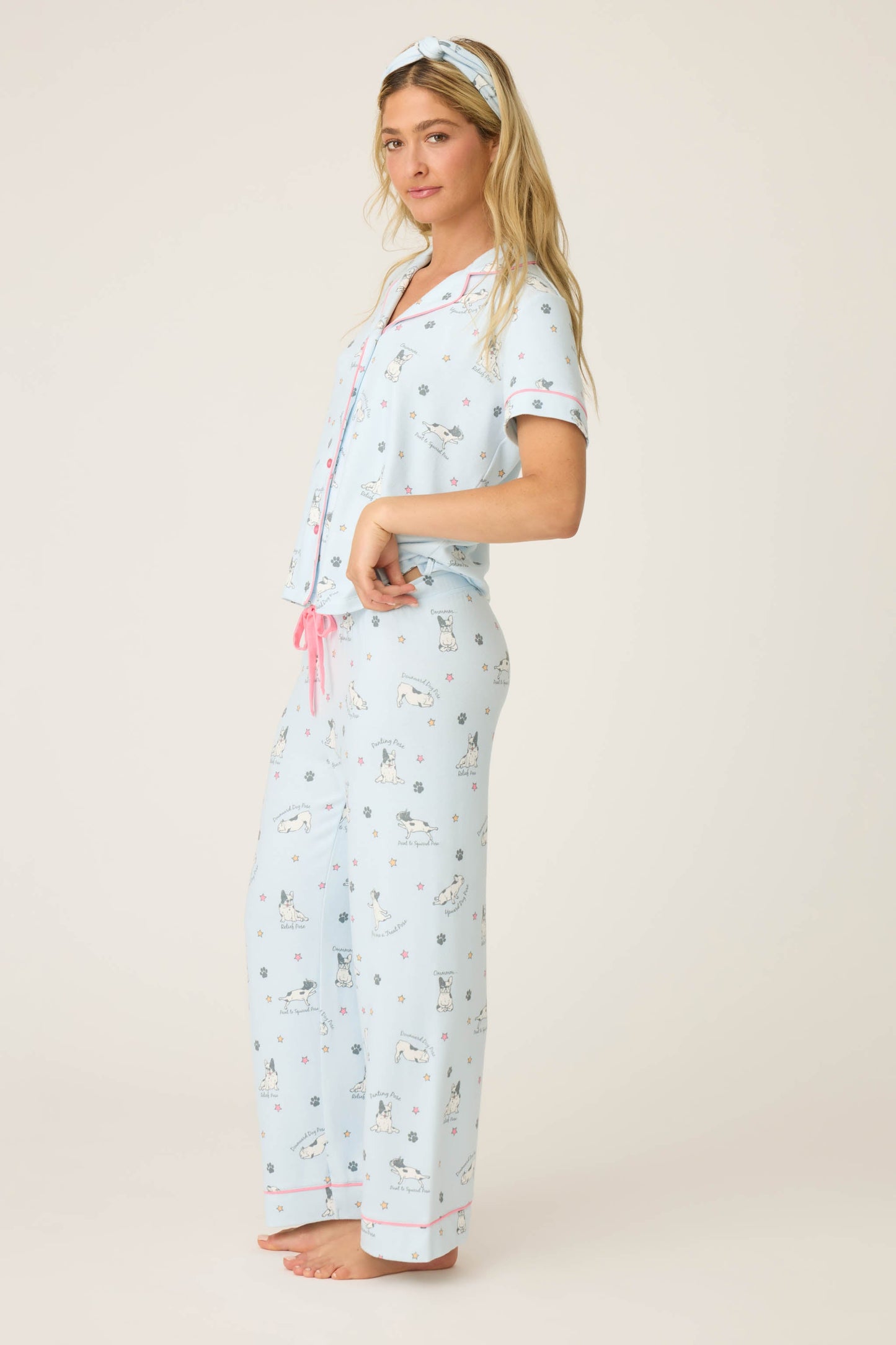 Paws & Breathe Dog Print 3-Piece PJ Set