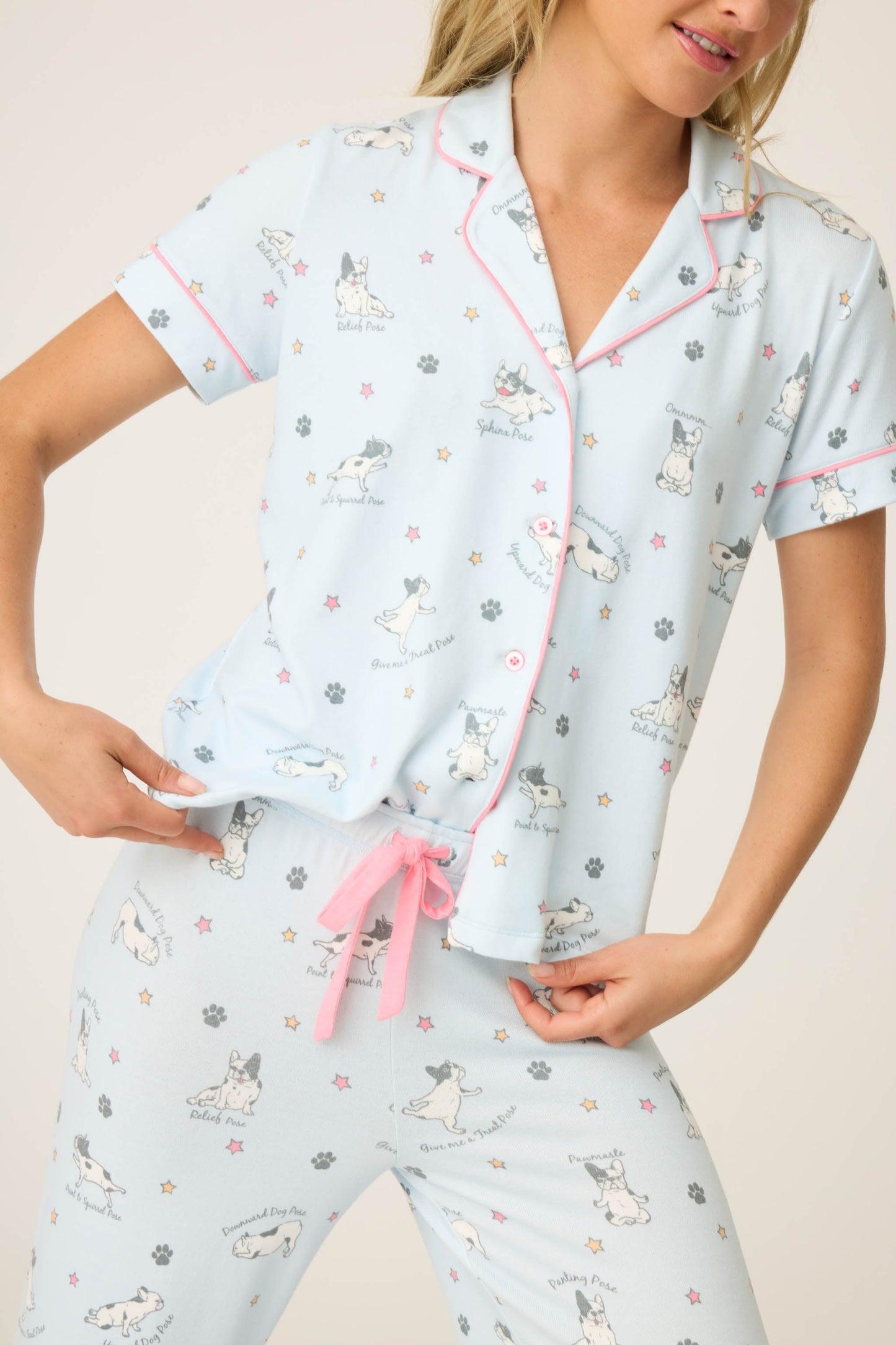 Paws & Breathe Dog Print 3-Piece PJ Set