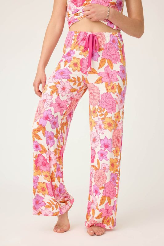 Sweet Dreams Floral Print Modal Pants