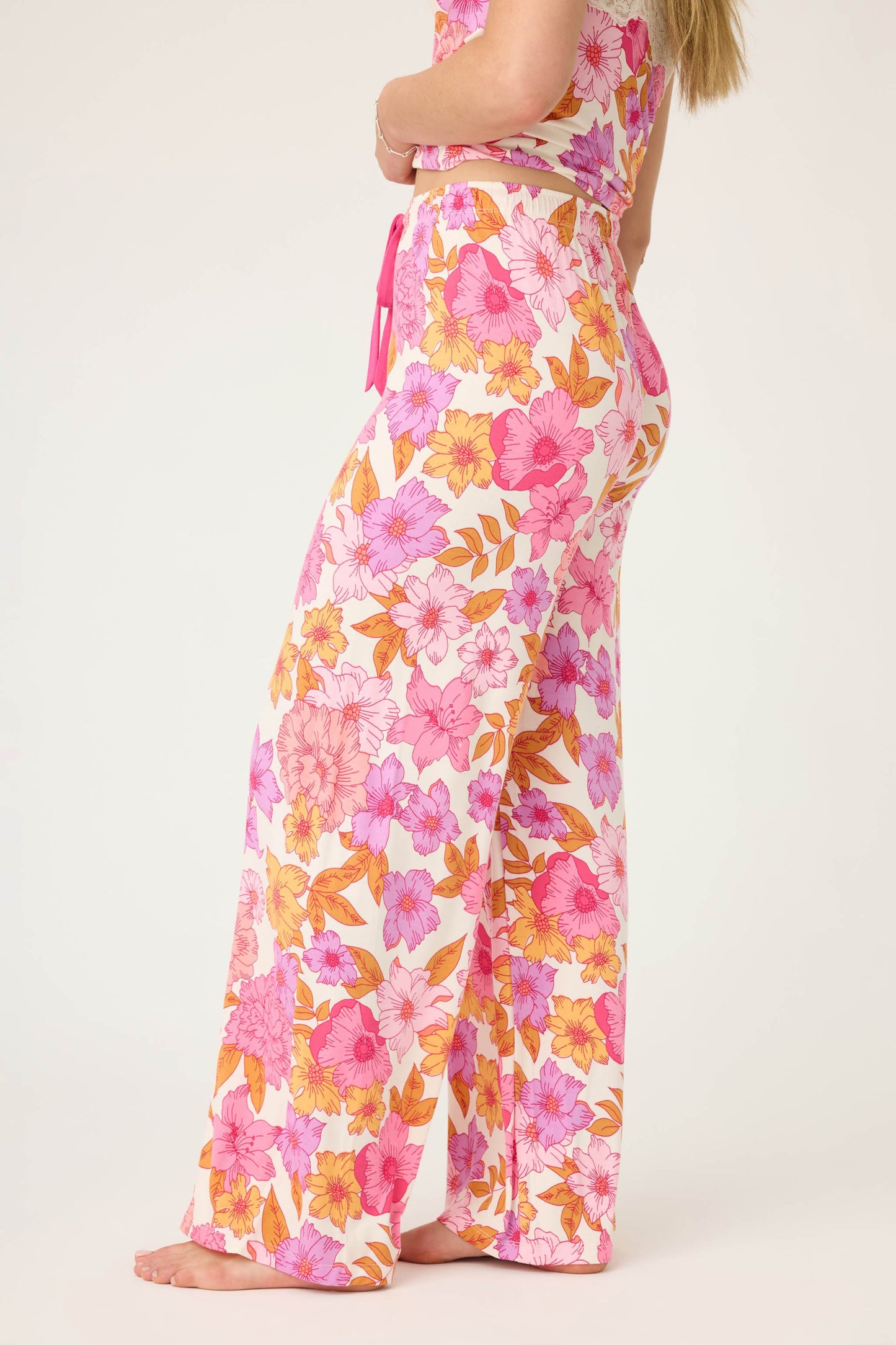Sweet Dreams Floral Print Modal Pants