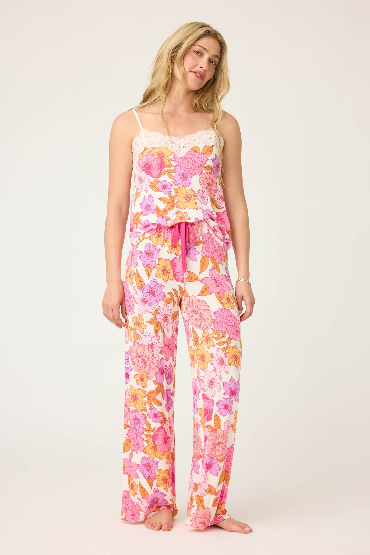 Sweet Dreams Floral Print Modal Pants