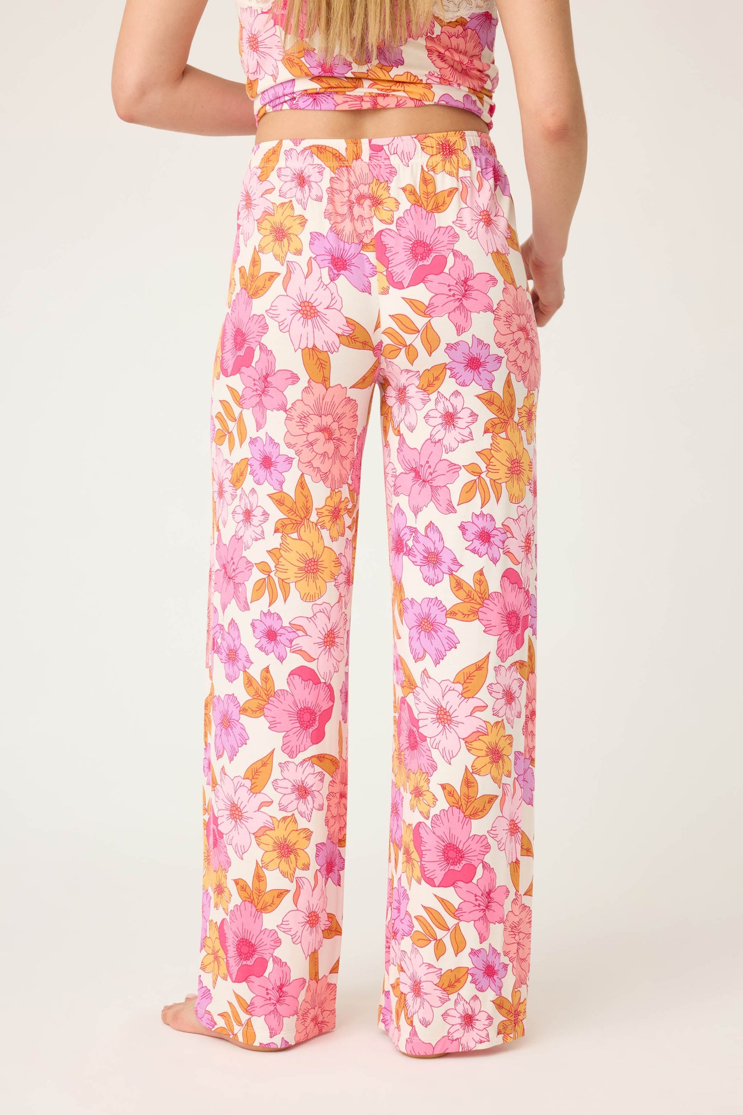 Sweet Dreams Floral Print Modal Pants