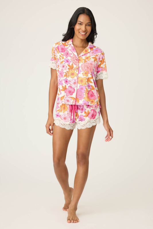 Sweet Dreams Floral Print Short Modal PJ Set