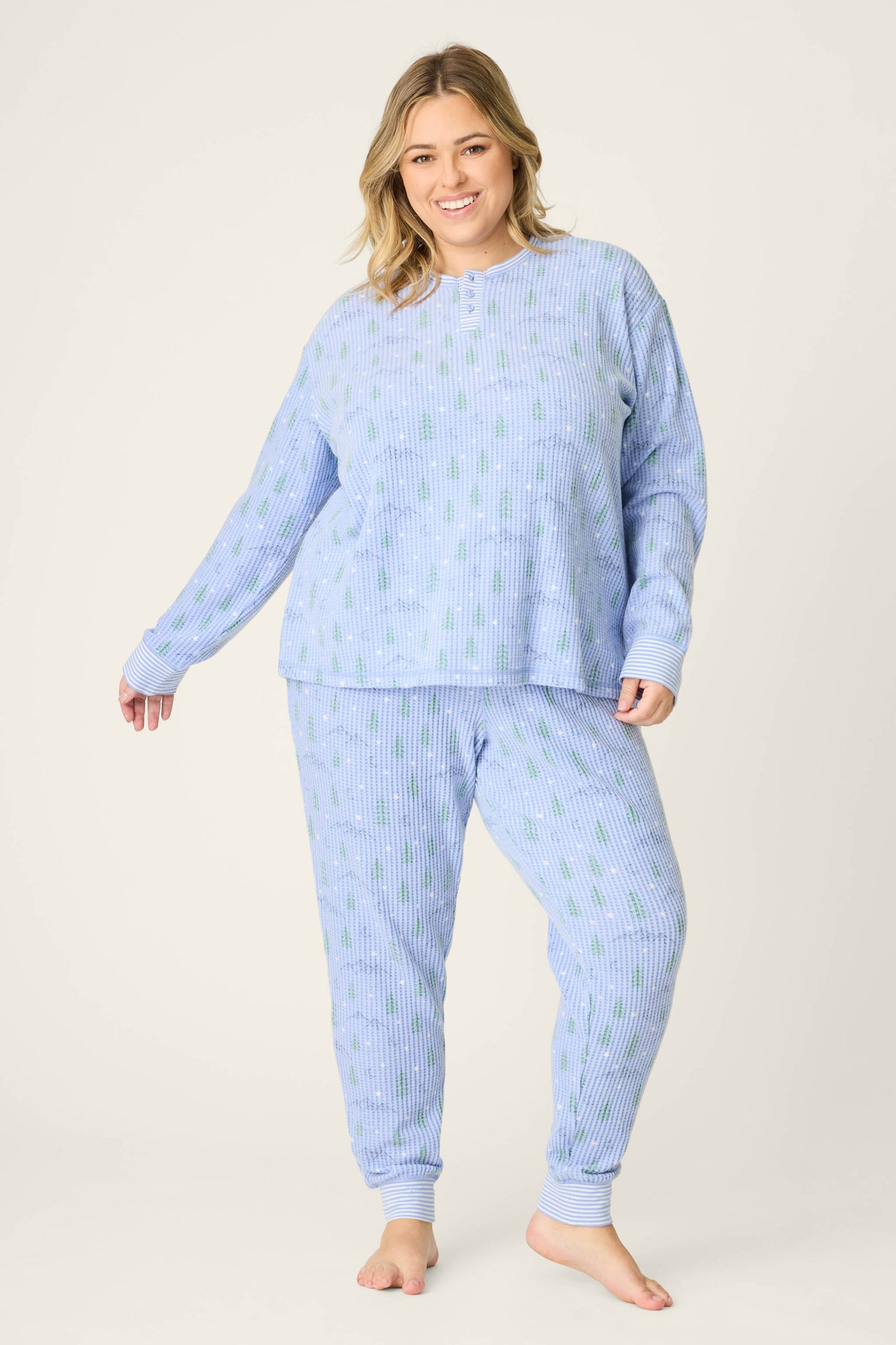 Ski Jammie Classics Mountain Dreams Plus Size PJ Set