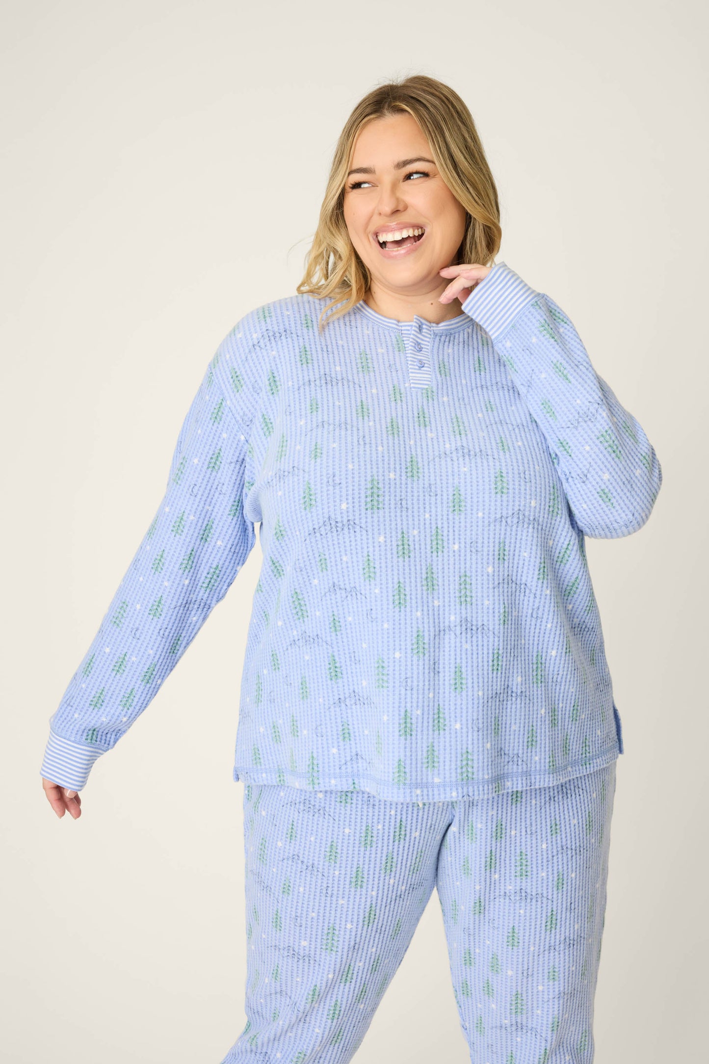Ski Jammie Classics Mountain Dreams Plus Size PJ Set