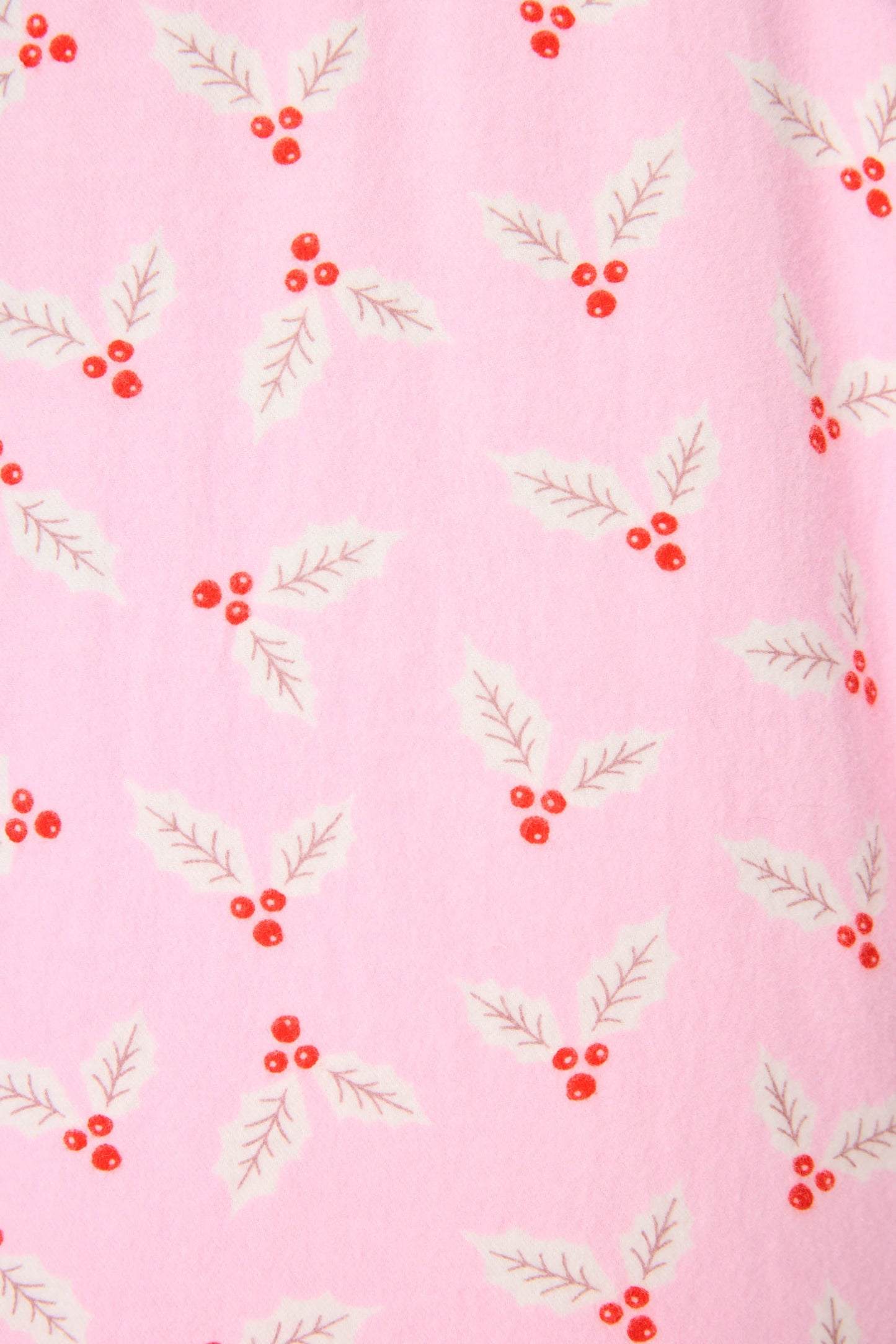 4-Piece Mistletoe Print Flannel Gift Set