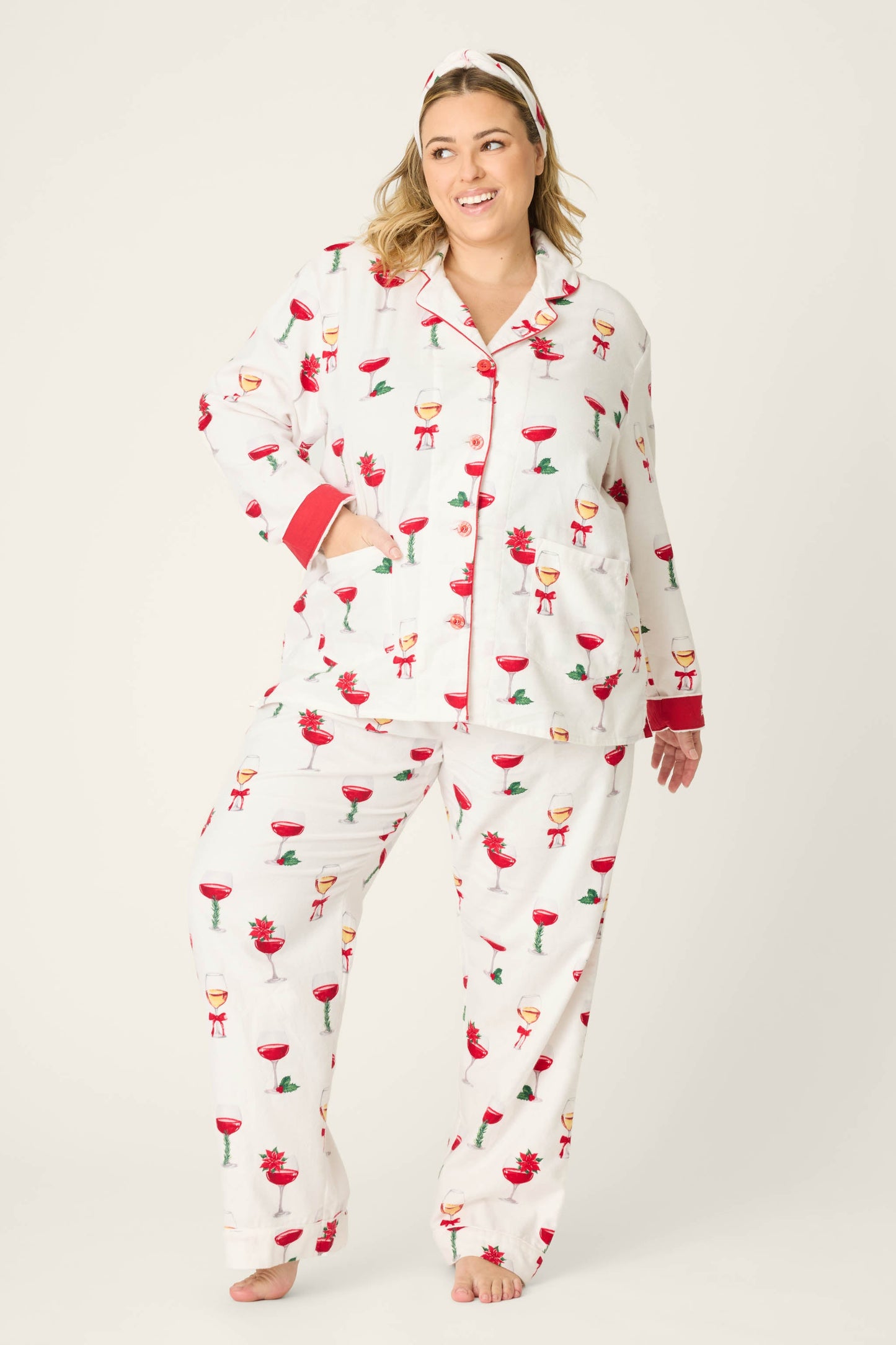 Let's Get Toasty 3-Piece Plus Size Flannel PJ Set