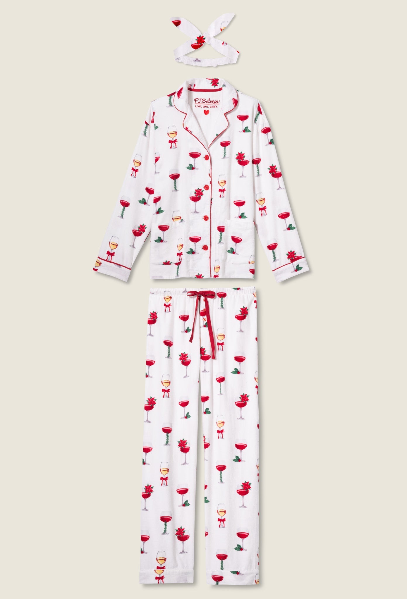 Let's Get Toasty 3-Piece Plus Size Flannel PJ Set