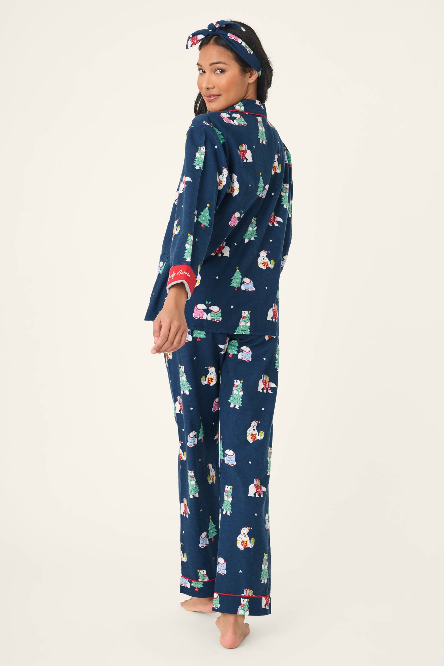 Bearly Awake 3-Piece Flannel PJ Set