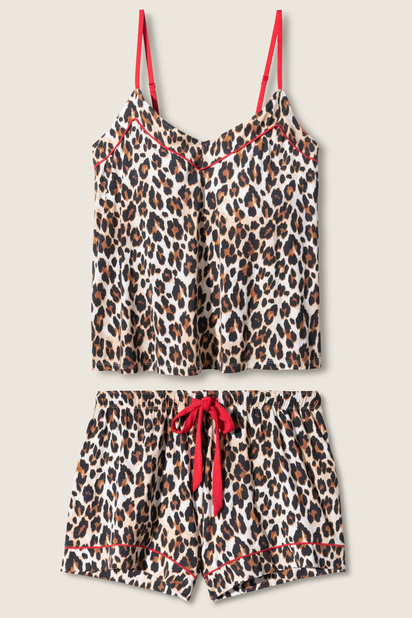 Holiday Dreams Leopard Print Shorts Set