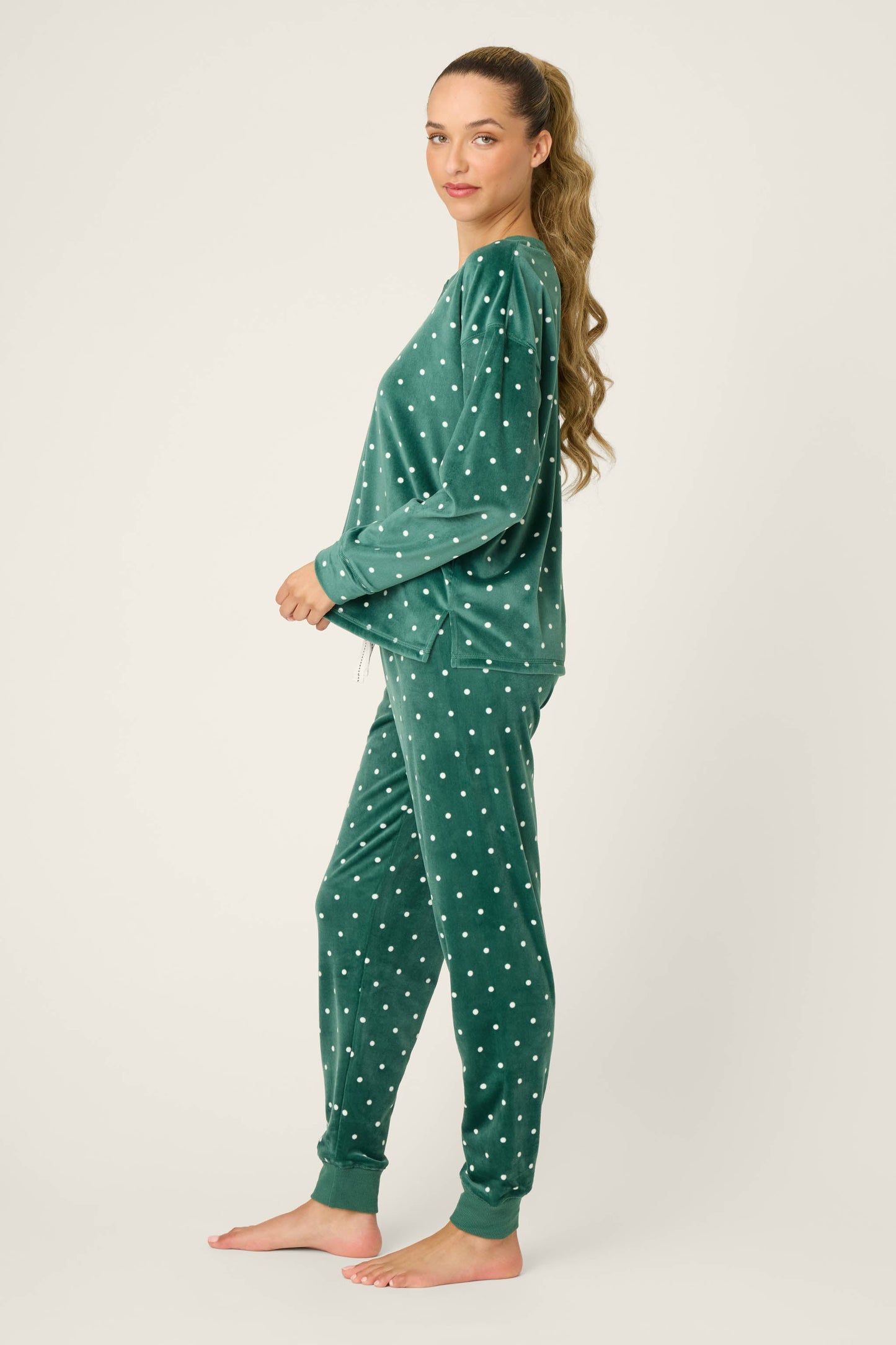 Let's Get Toasty Dot Print Pants Set