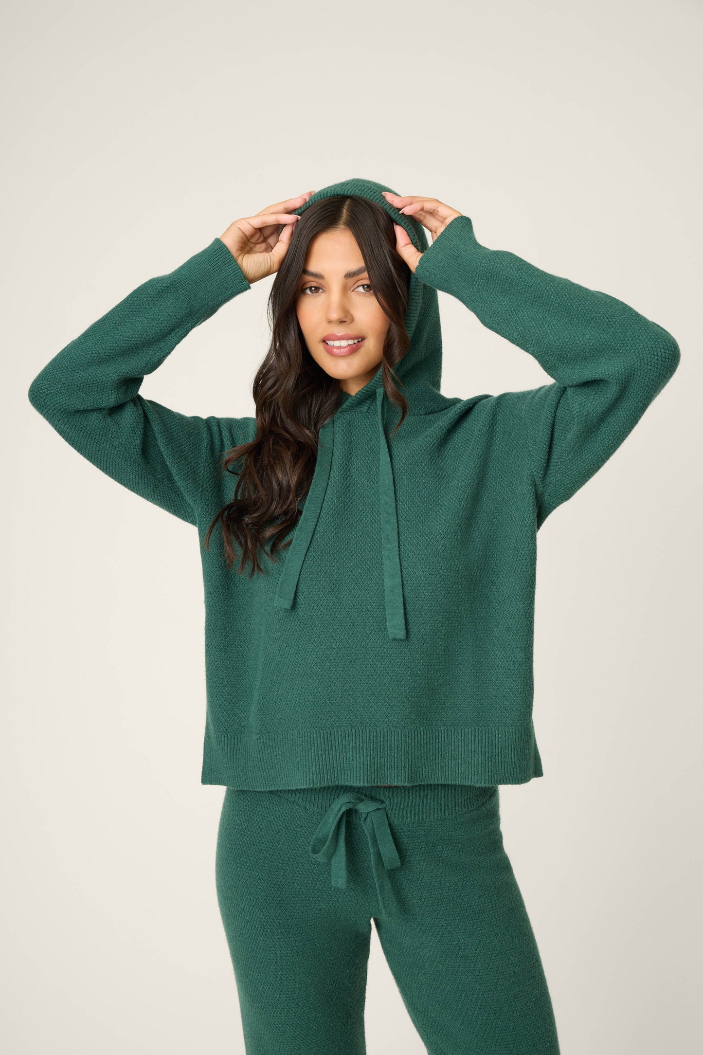 Sweater Weather Forest Green Pants Set