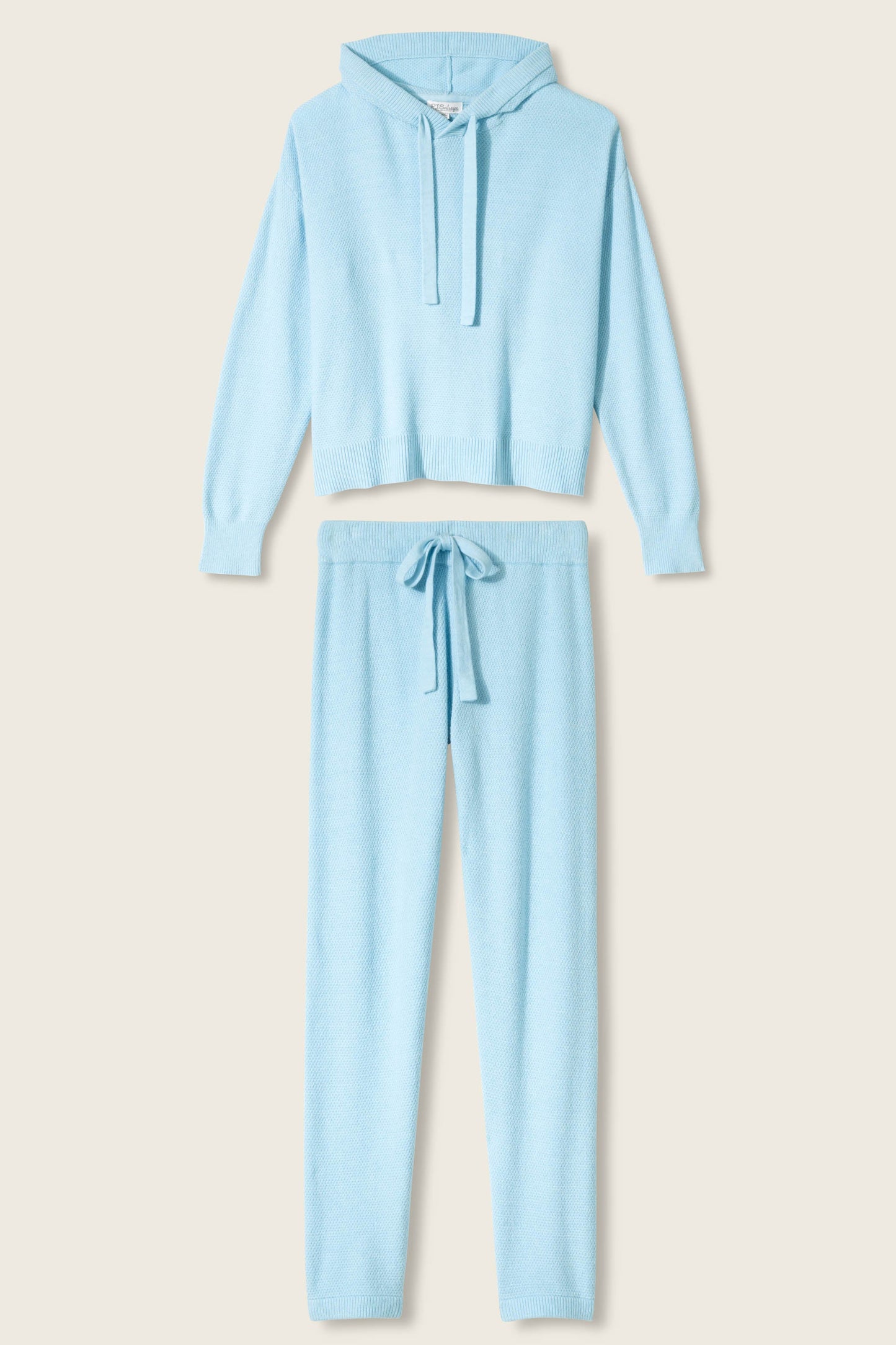 Sweater Weather Light Sky Pants Set