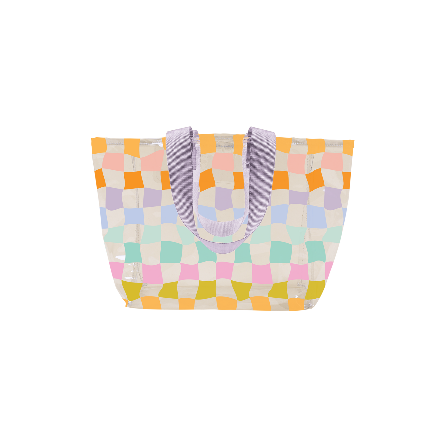 Small All Day Tote - Carnival Checkers