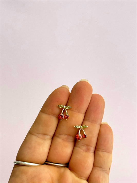 Cherry Gem Studs