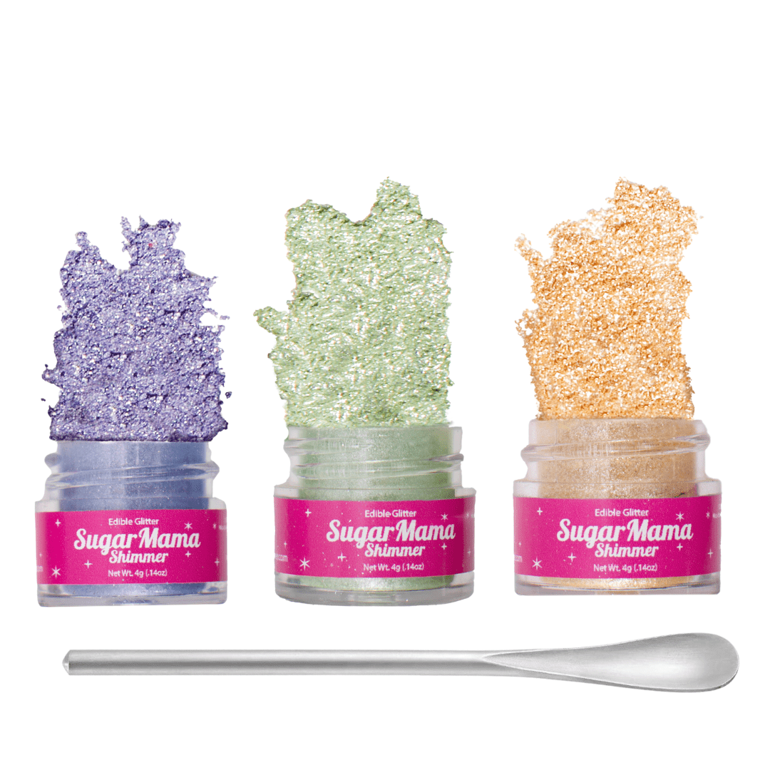 Mardi Gras Gift Box - Purple, Gold, Green - Sugar Mama Shimmer